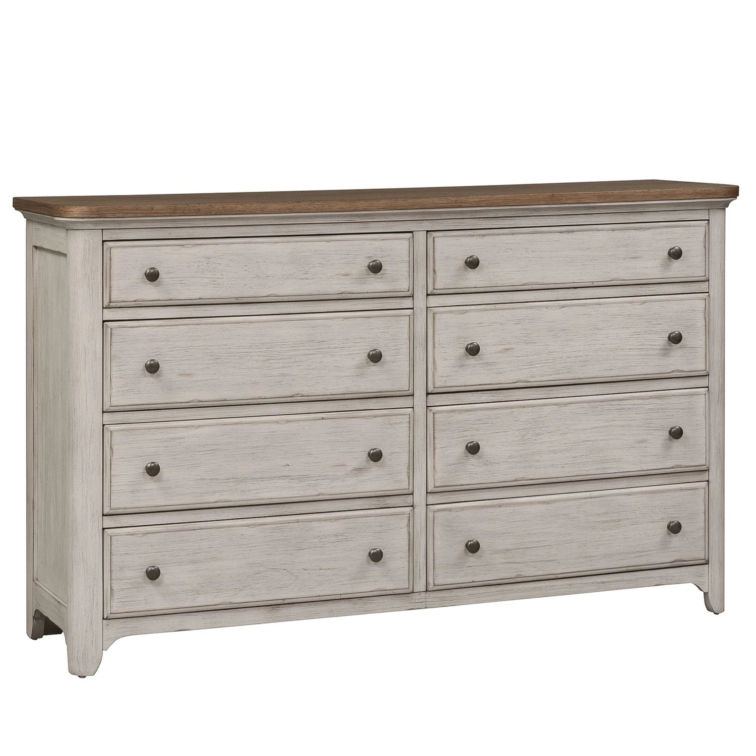 Farmhouse Reimagined Drawer Dresser in Antique White image