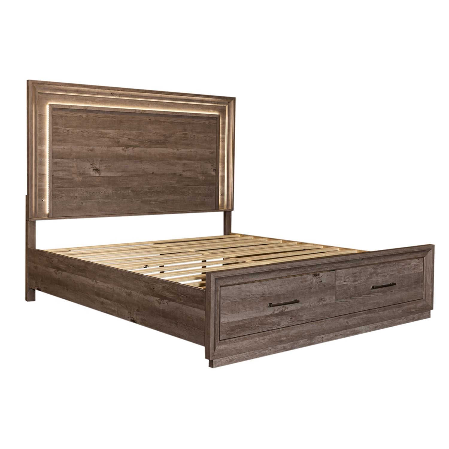 Horizons Queen Storage Bed - Luxury Home Furniture (MI)