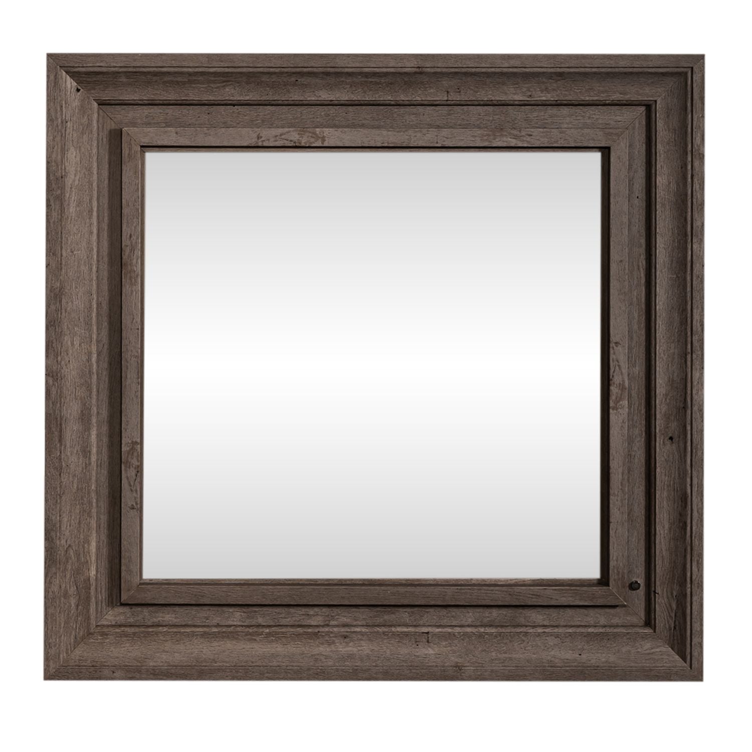 Horizons Lighted Mirror in Graystone - Luxury Home Furniture (MI)