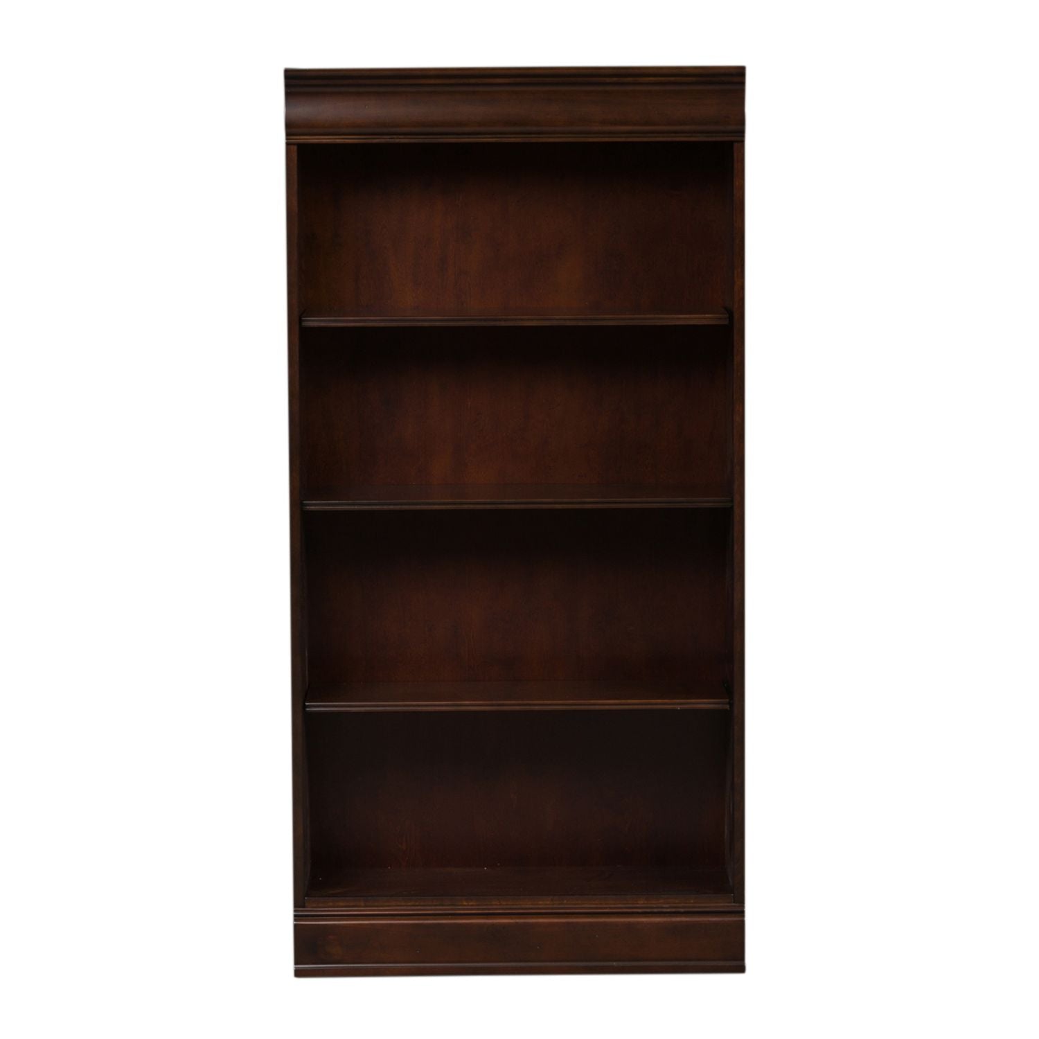 Brayton Manor Jr Executive 60 Inch Bookcase (RTA) in Cognac - Luxury Home Furniture (MI)