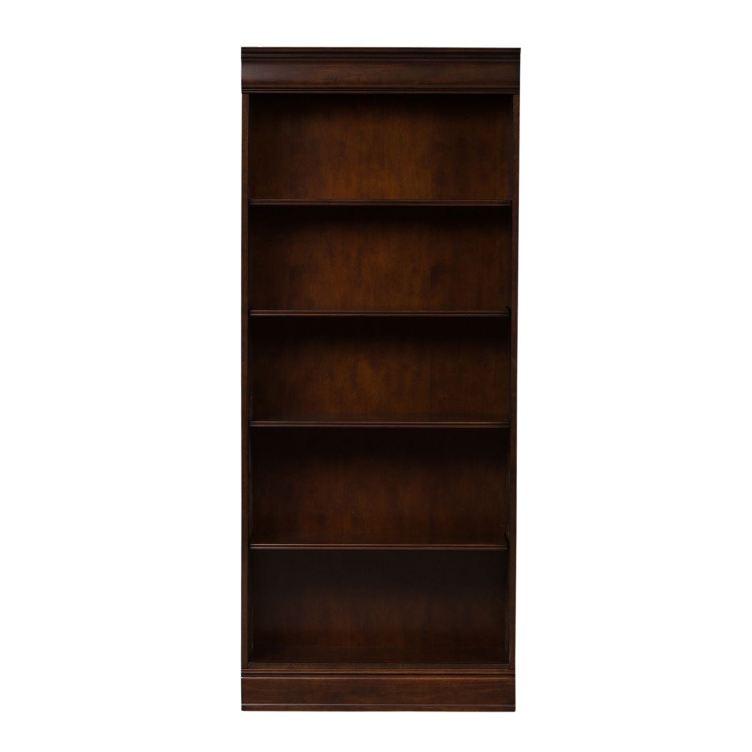 Brayton Manor Jr Executive 72 Inch Bookcase (RTA) in Cognac - Luxury Home Furniture (MI)