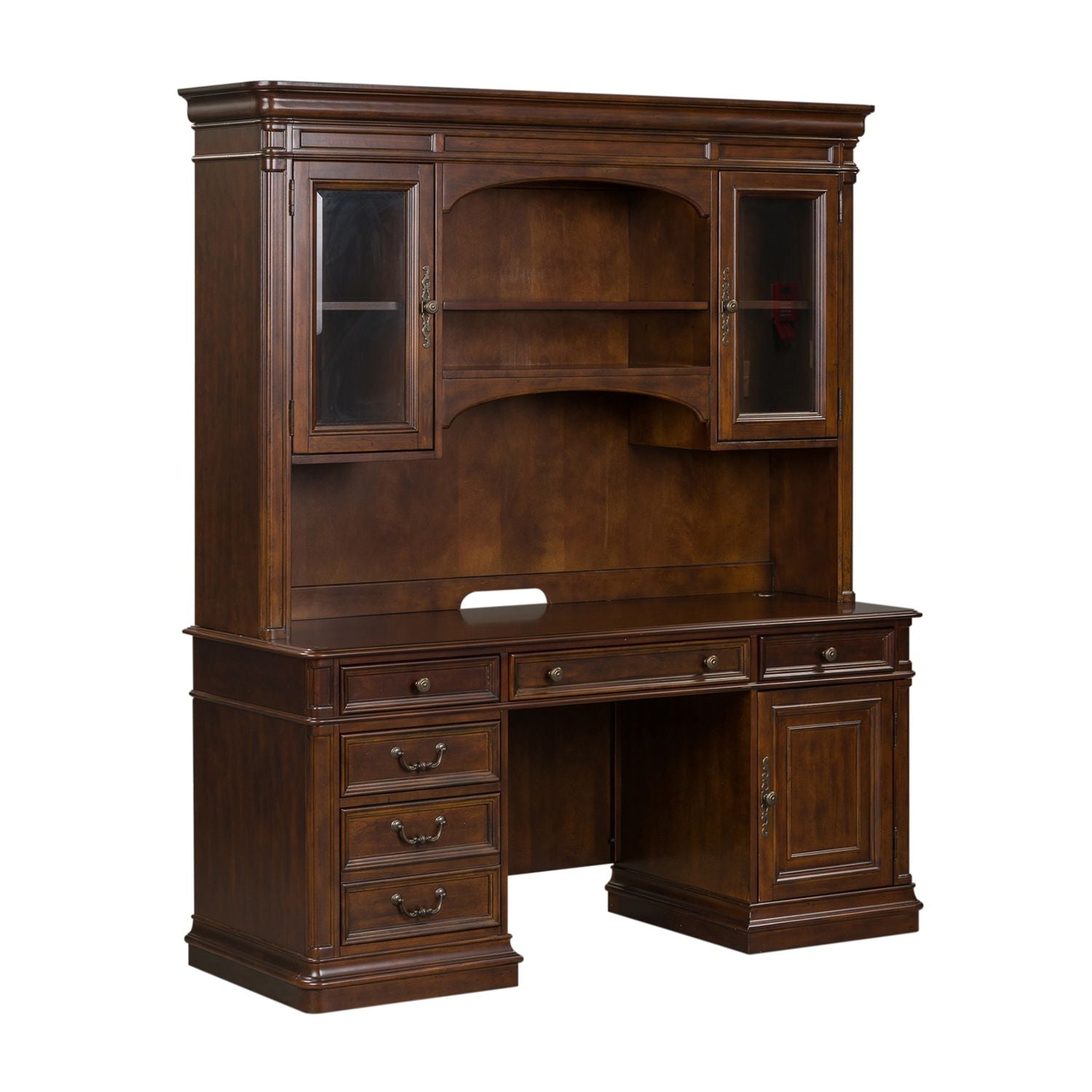 Brayton Manor Jr Executive Credenza Set - Luxury Home Furniture (MI)