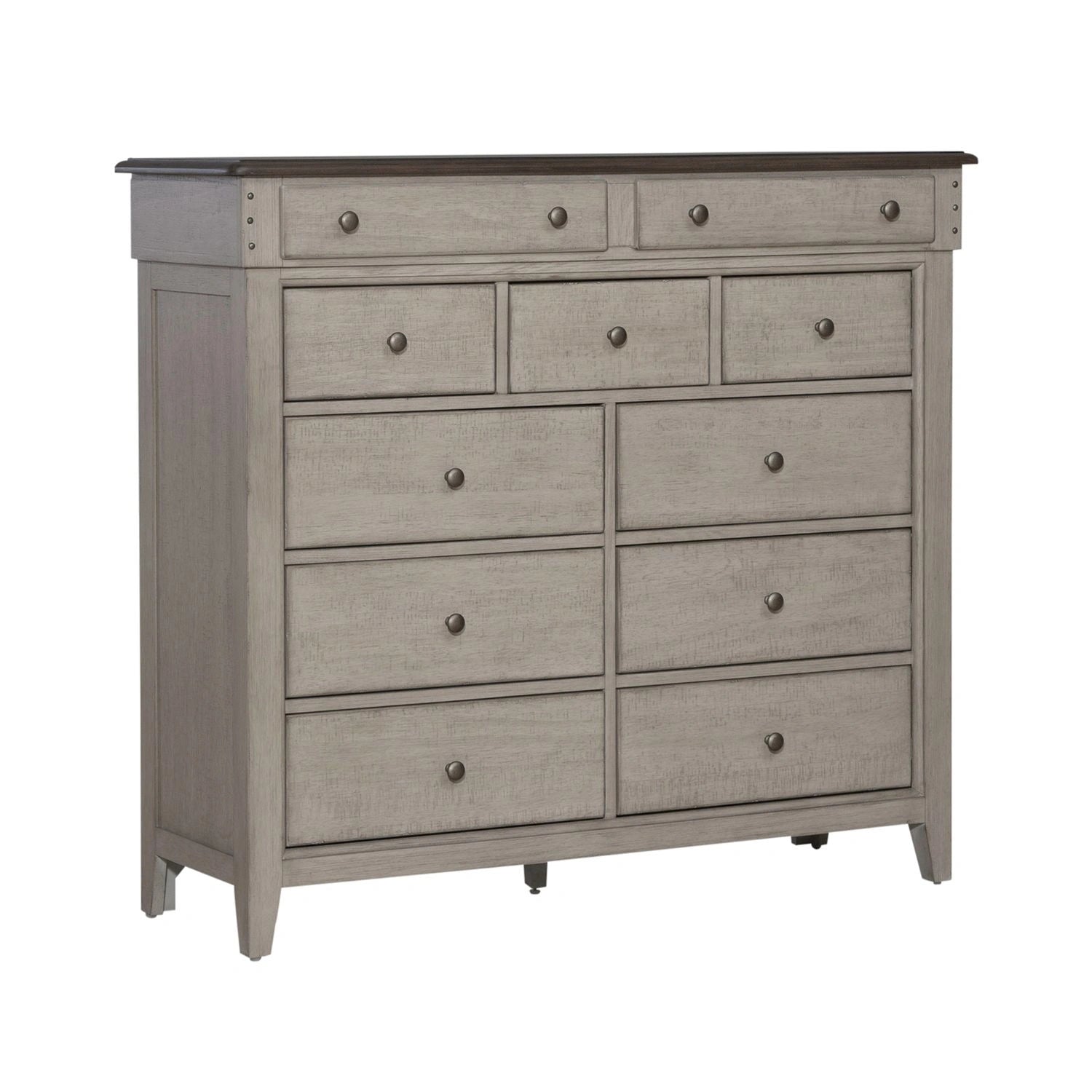 Ivy Hollow 11 Drawer Chesser in Weathered Linen image