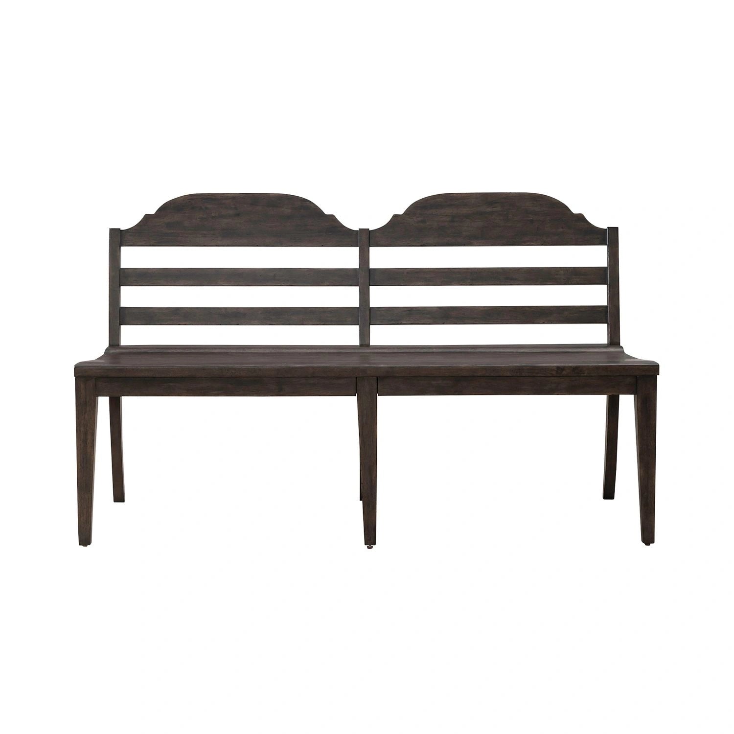 Paradise Valley Ladder Back Bench in Saddle Brown image
