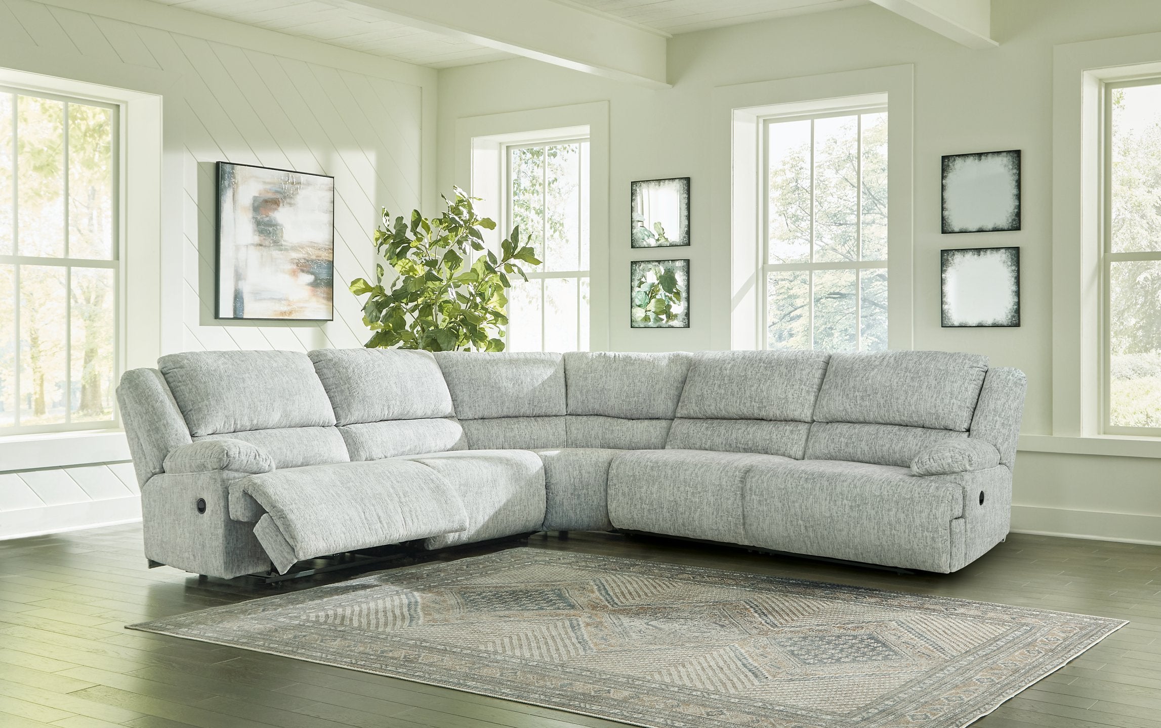 McClelland Reclining Sectional - Luxury Home Furniture (MI)