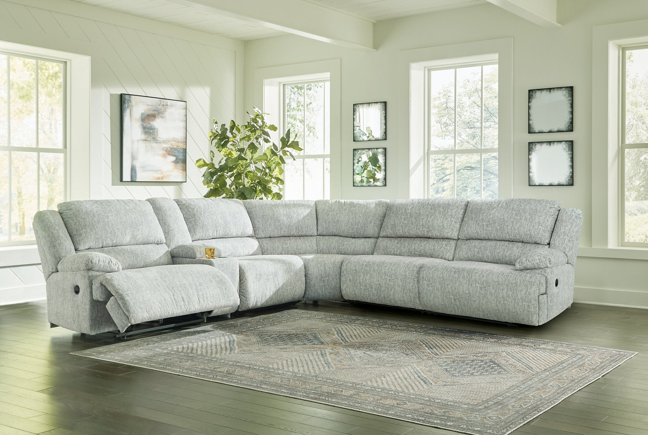 McClelland Reclining Sectional - Luxury Home Furniture (MI)