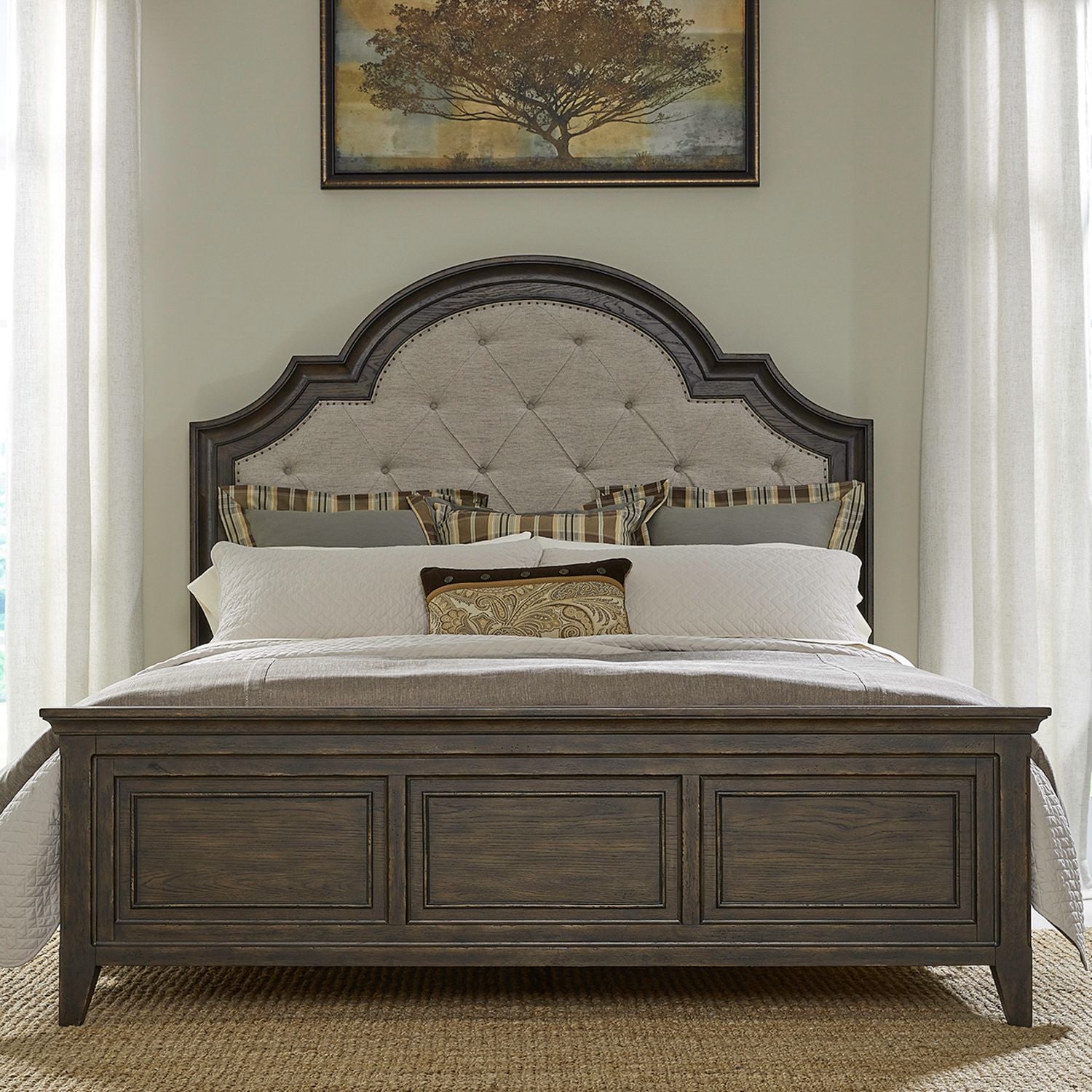 Paradise Valley King Uph Bed image