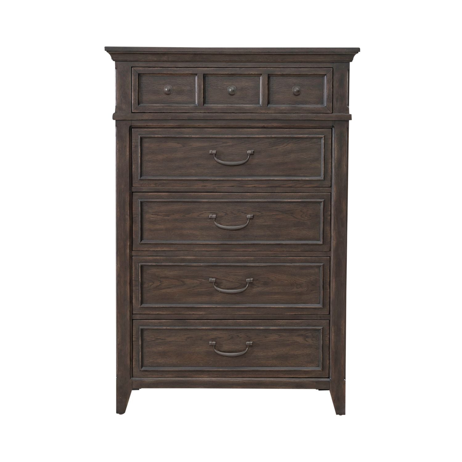 Paradise Valley 5 Drawer Chest in Saddle Brown - Luxury Home Furniture (MI)