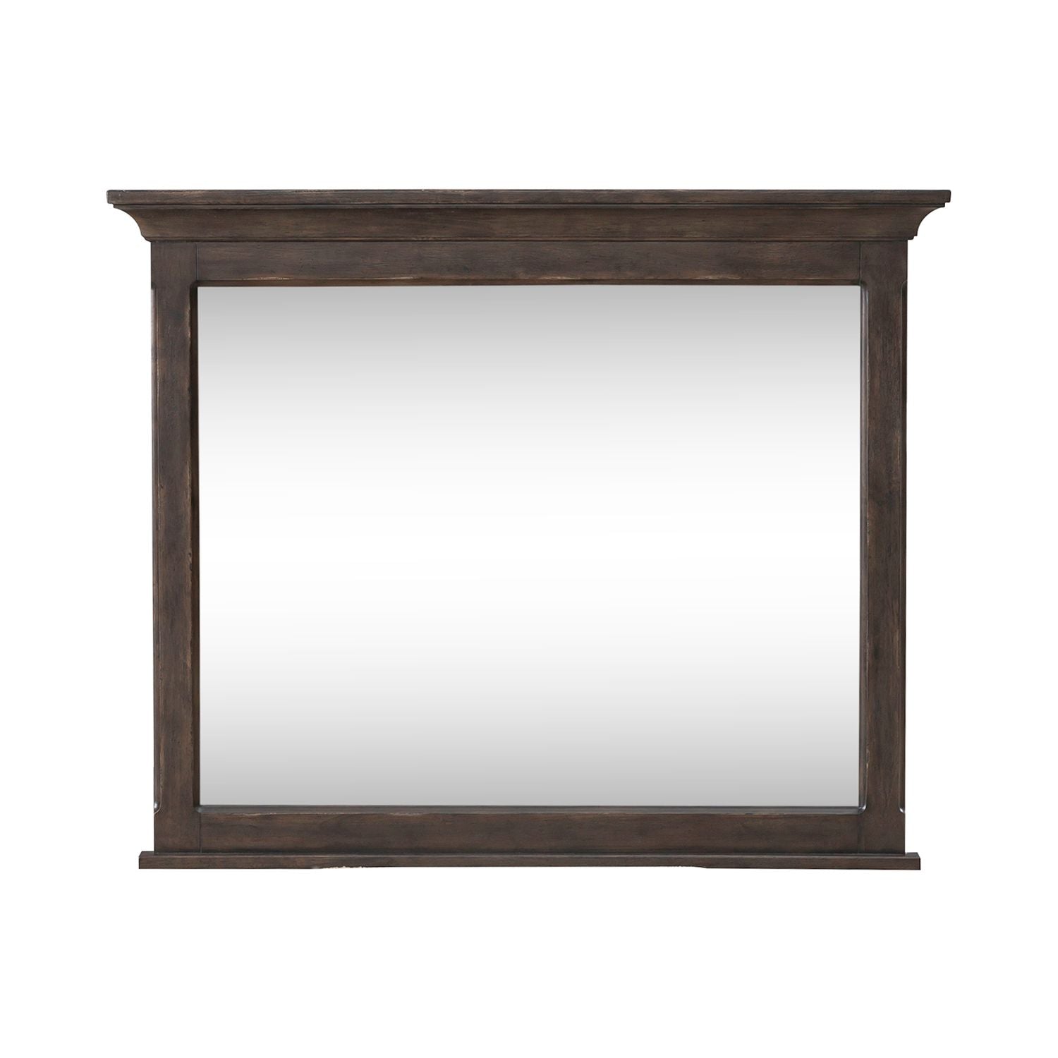 Paradise Valley Landscape Mirror in Saddle Brown - Luxury Home Furniture (MI)