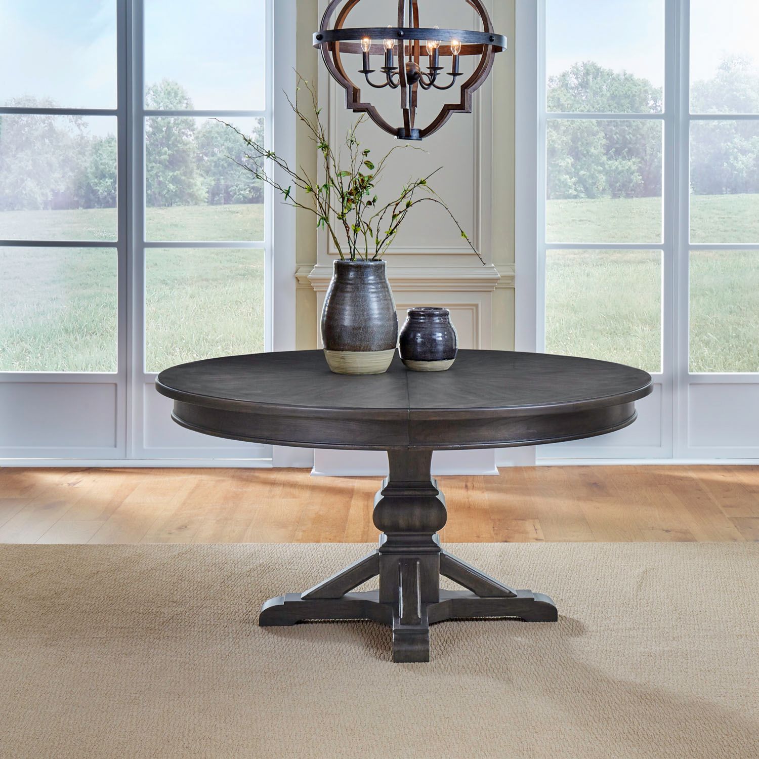 Paradise Valley Pedestal Table Set - Luxury Home Furniture (MI)