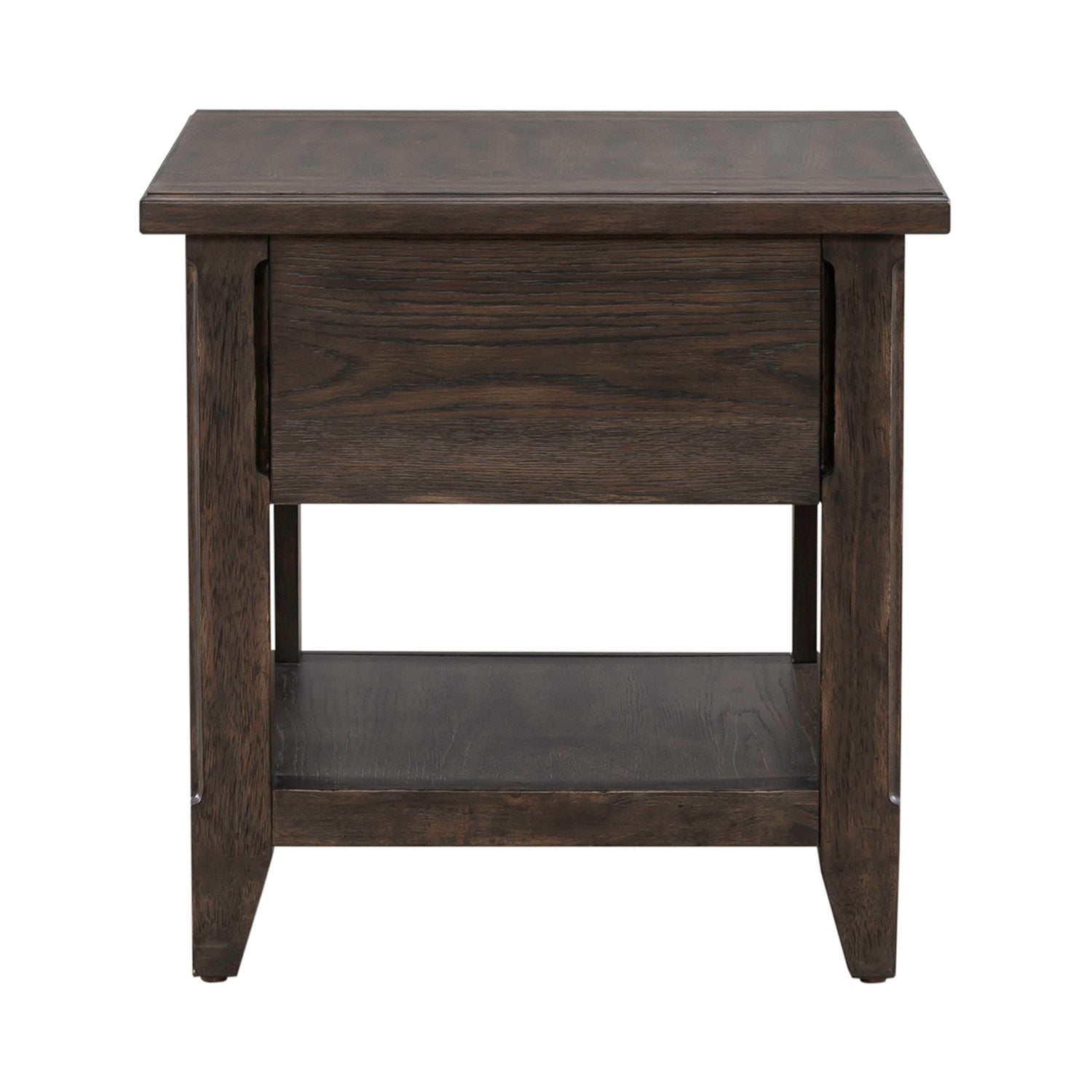 Paradise Valley Rectangular End Table in Saddle Brown - Luxury Home Furniture (MI)