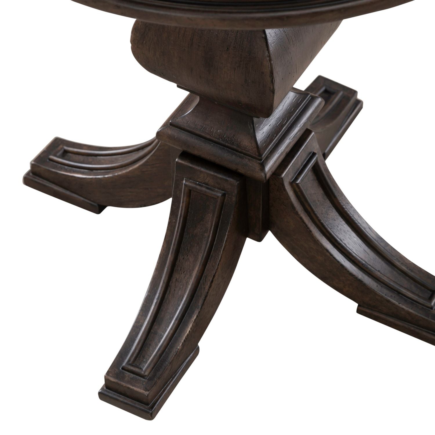 Paradise Valley Round Chairside Table in Saddle Brown - Luxury Home Furniture (MI)