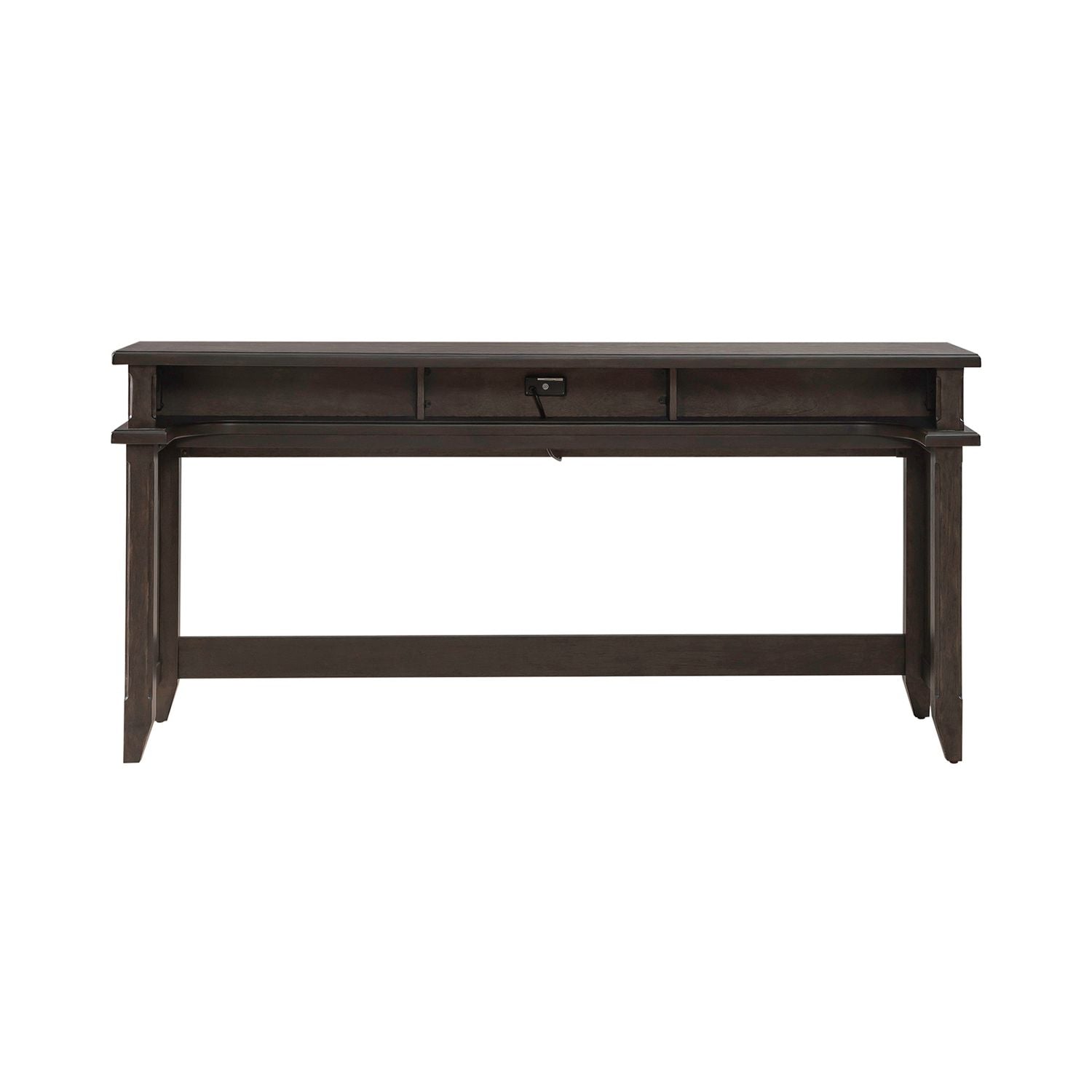 Paradise Valley Console Bar Table in Saddle Brown - Luxury Home Furniture (MI)