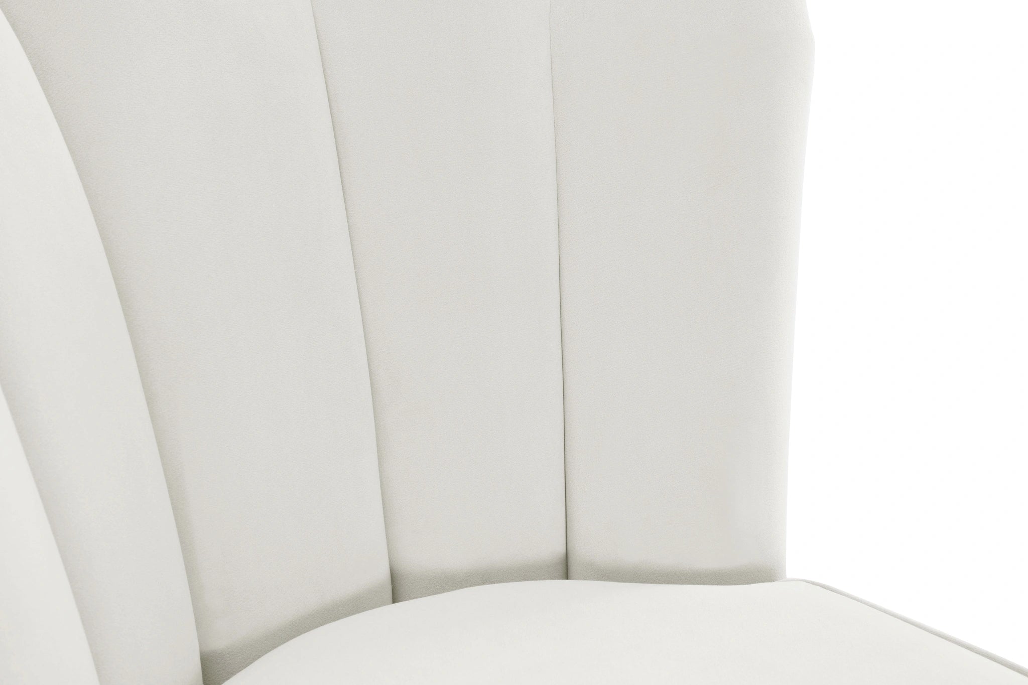 Lily Cream Velvet Stool