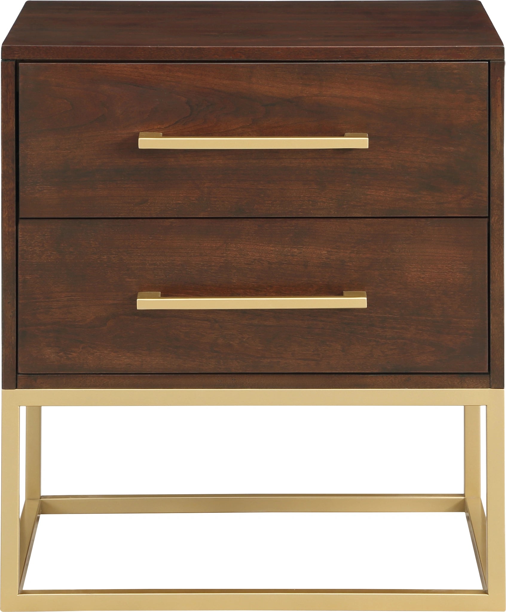Maxine Cherry / Gold Night Stand