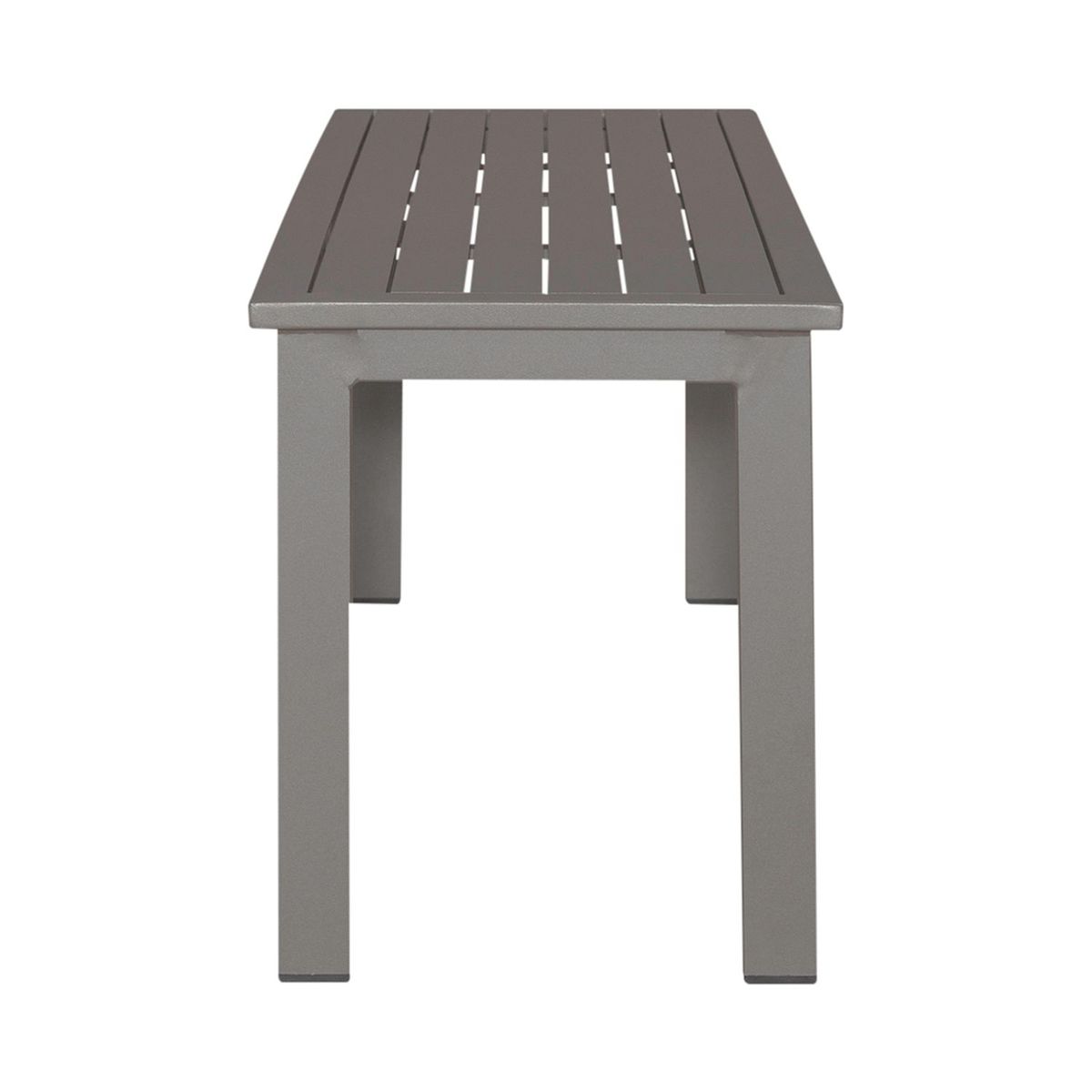 Liberty Furniture Plantation Key Outdoor Dining Bench in Granite