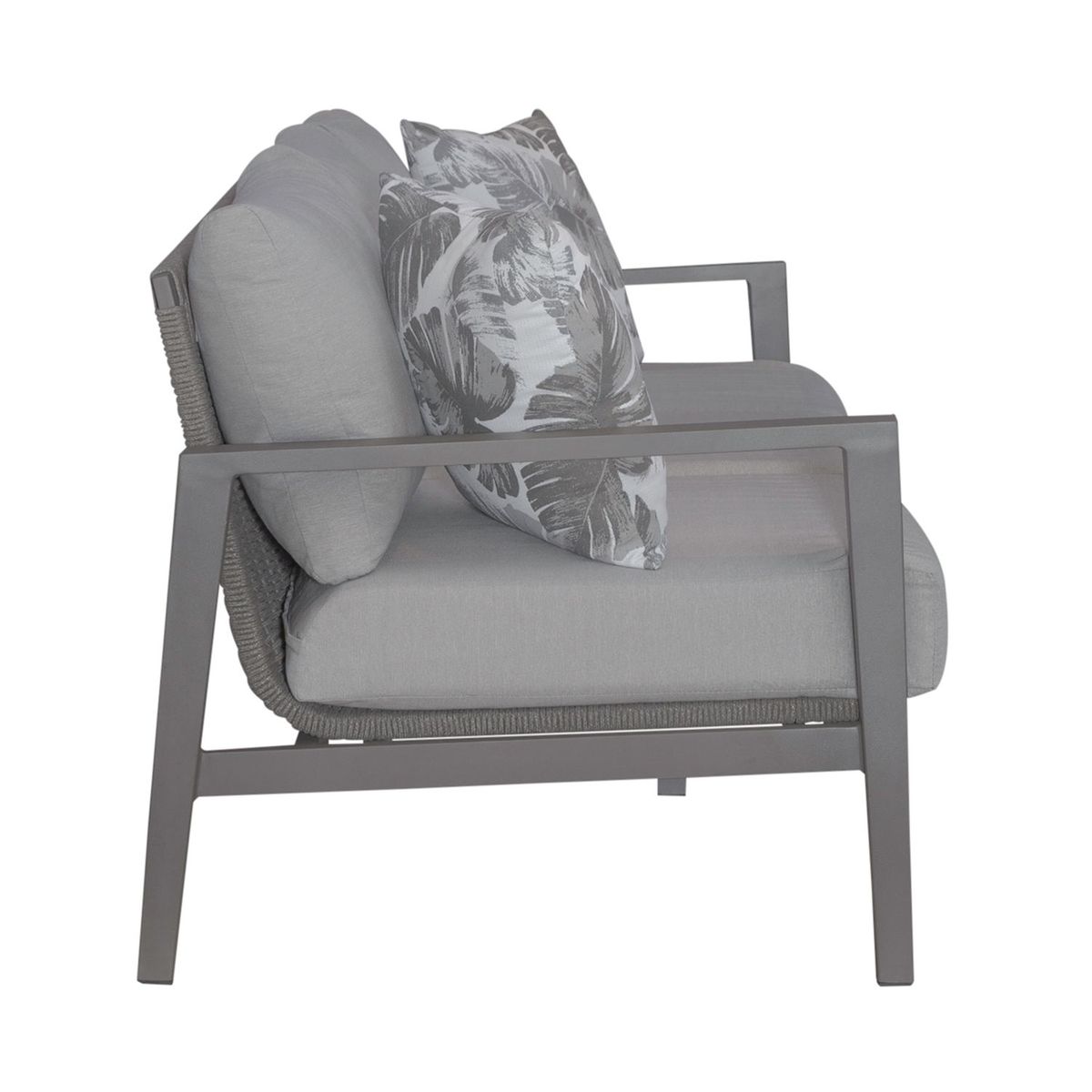 Liberty Furniture Plantation Key Outdoor Sofa in Granite