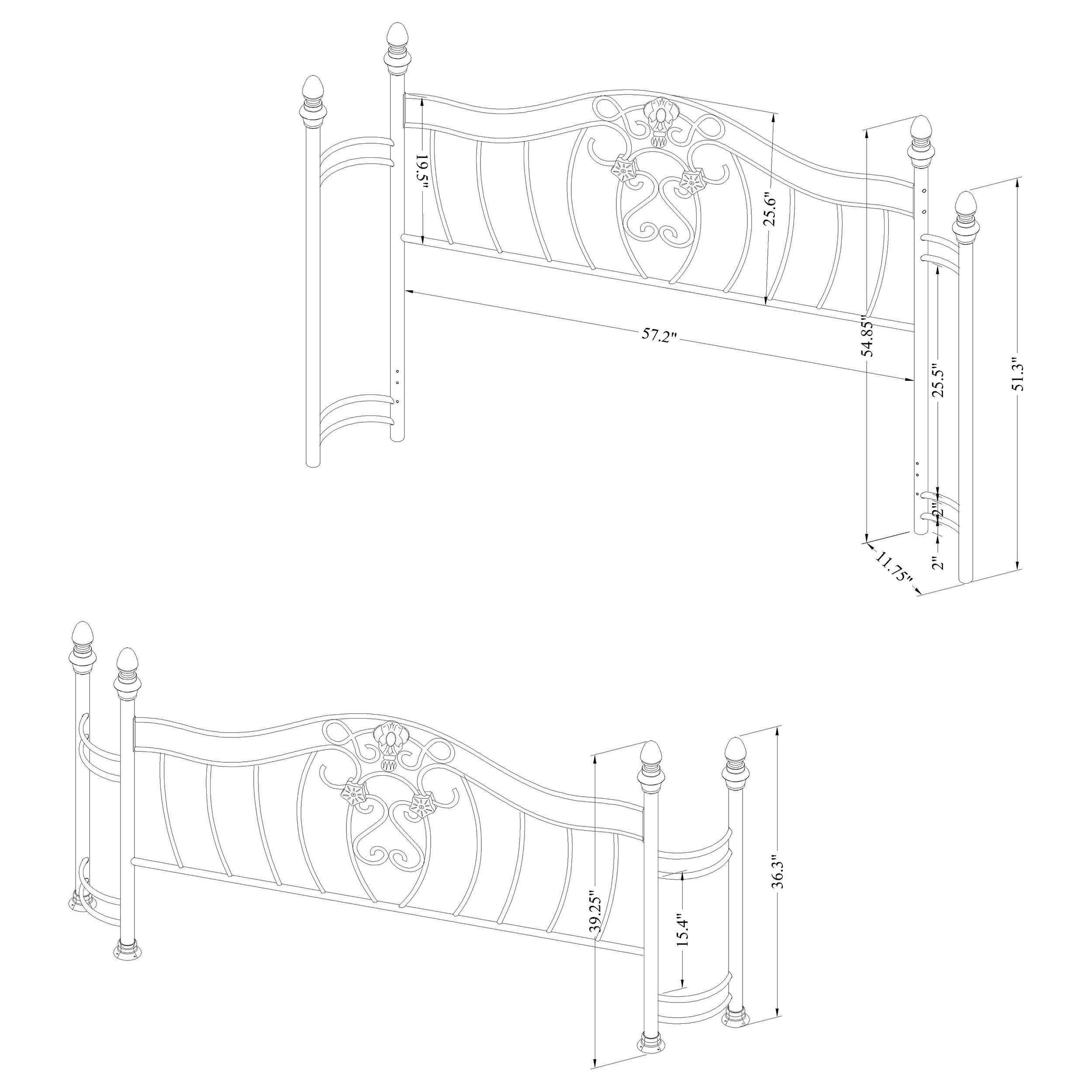 Sydney Eastern King & Queen Bed - Luxury Home Furniture (MI)