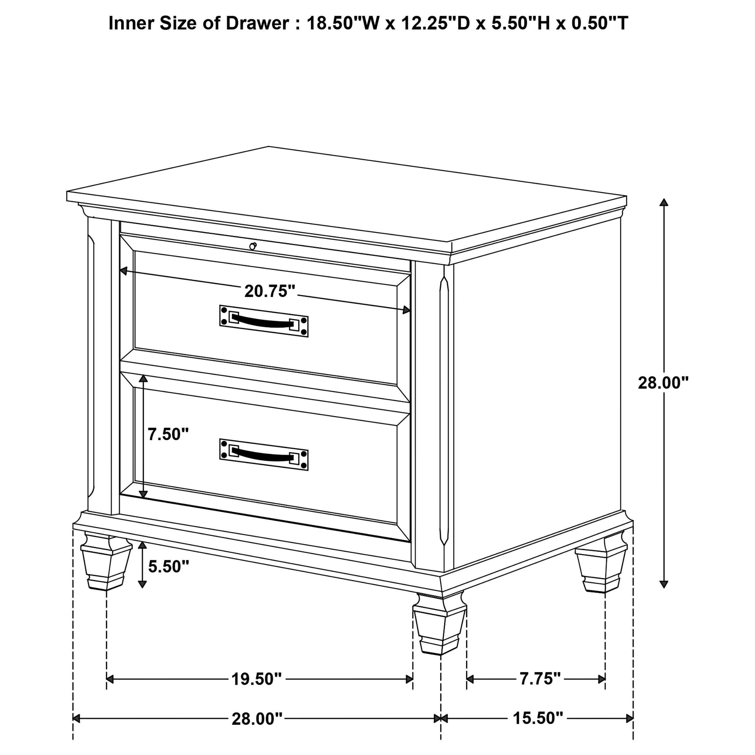 Devon Bedroom Set White - Luxury Home Furniture (MI)