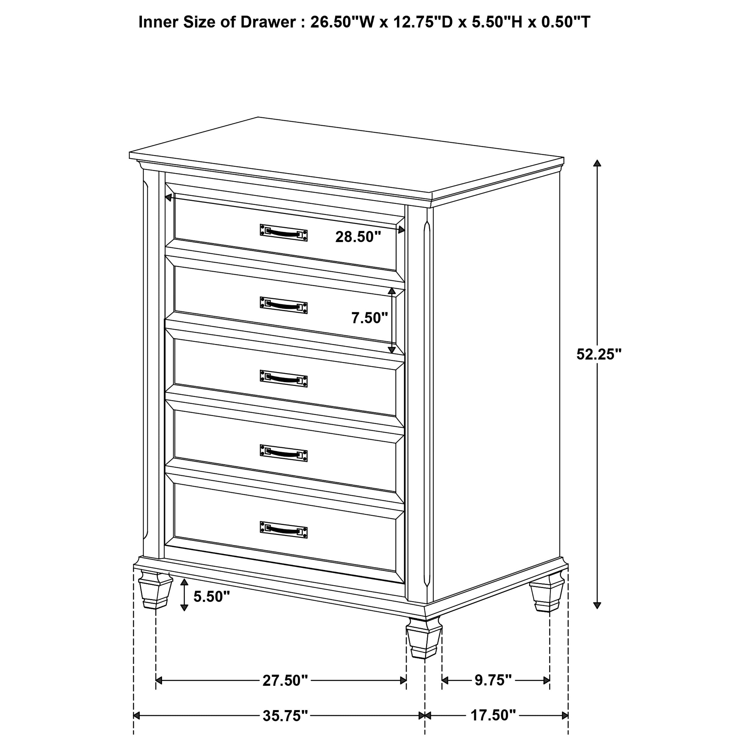 Devon Bedroom Set White - Luxury Home Furniture (MI)