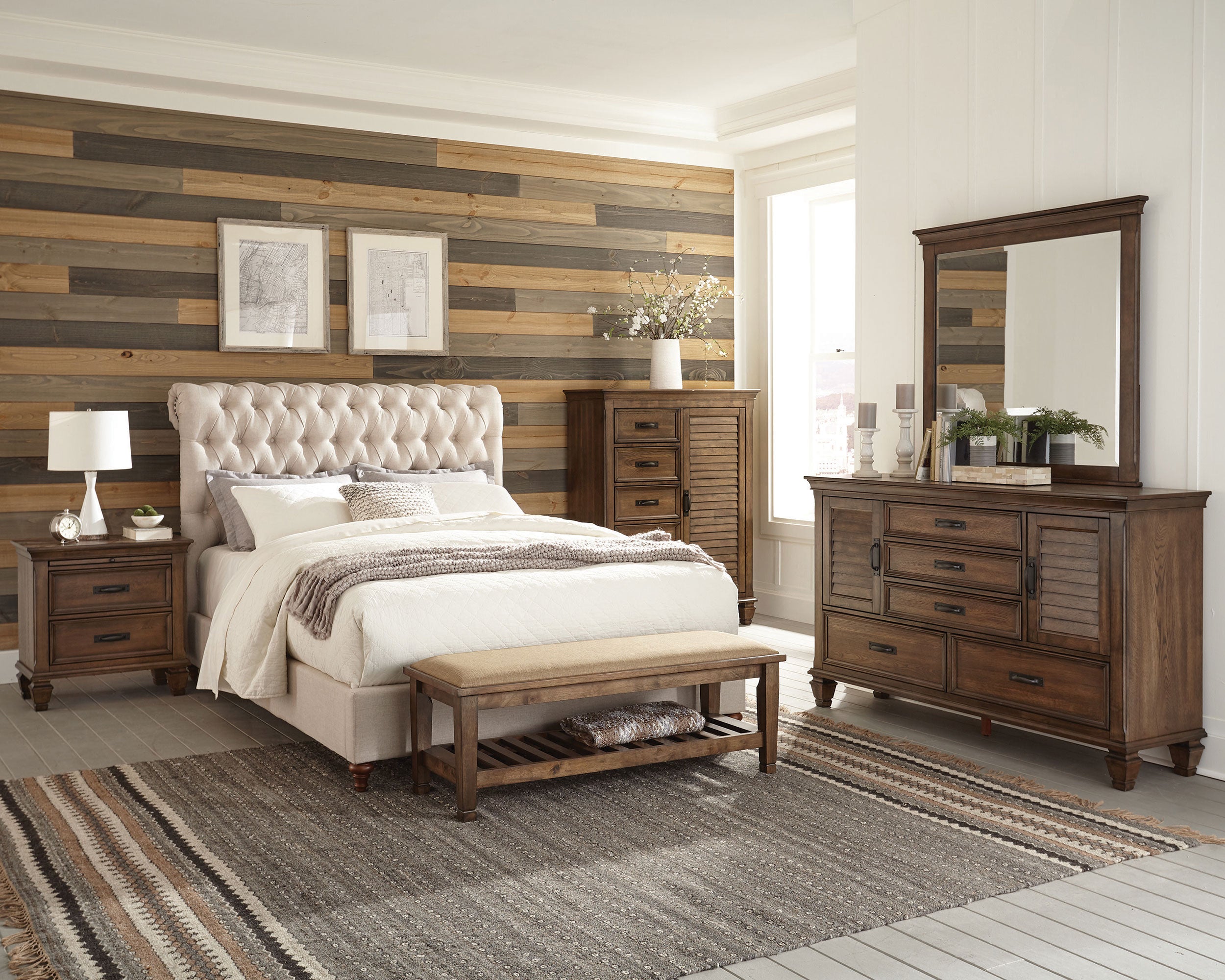 Devon Bedroom Set White - Luxury Home Furniture (MI)