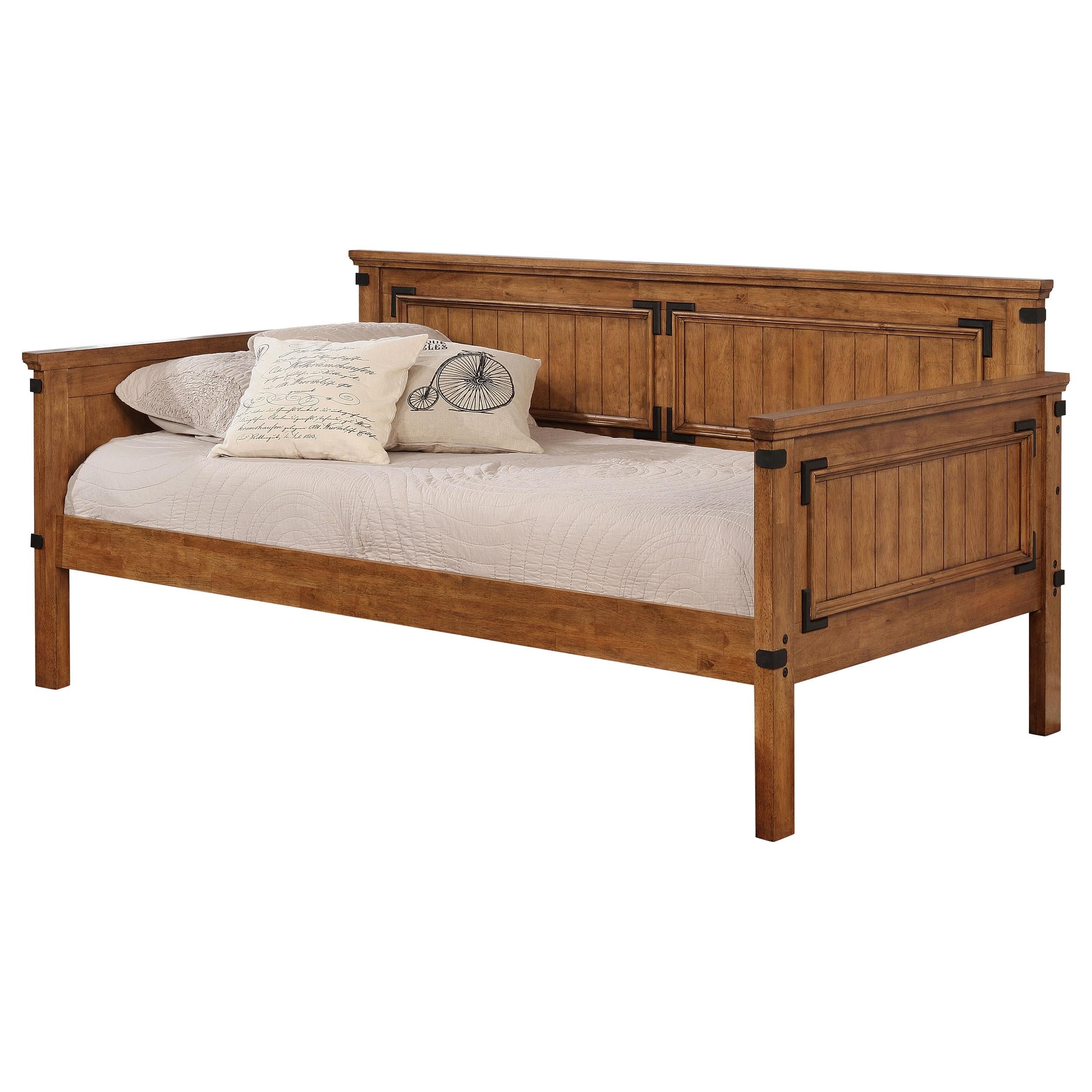 Oakdale Wood Twin Daybed with Trundle Rustic Honey - Luxury Home Furniture (MI)