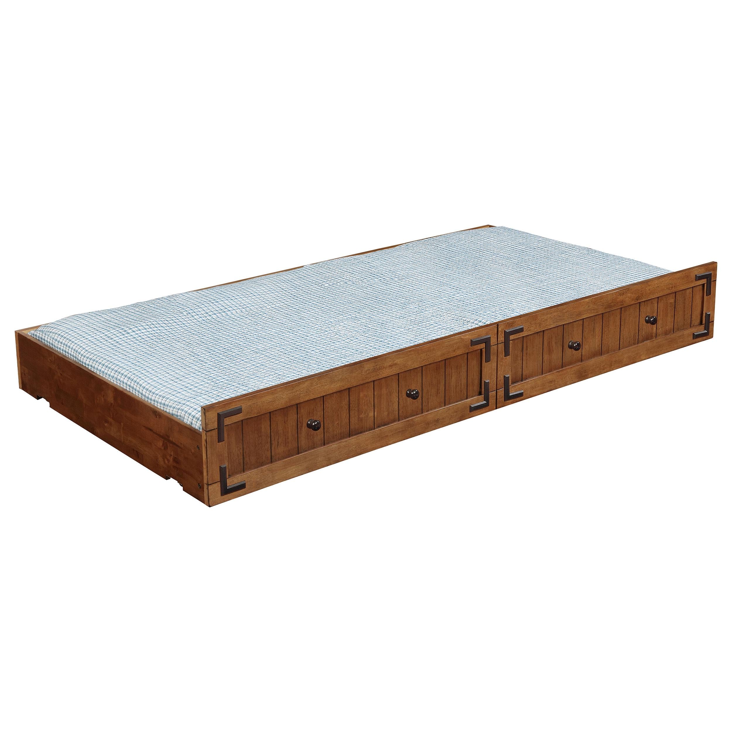 Oakdale Wood Twin Daybed with Trundle Rustic Honey - Luxury Home Furniture (MI)
