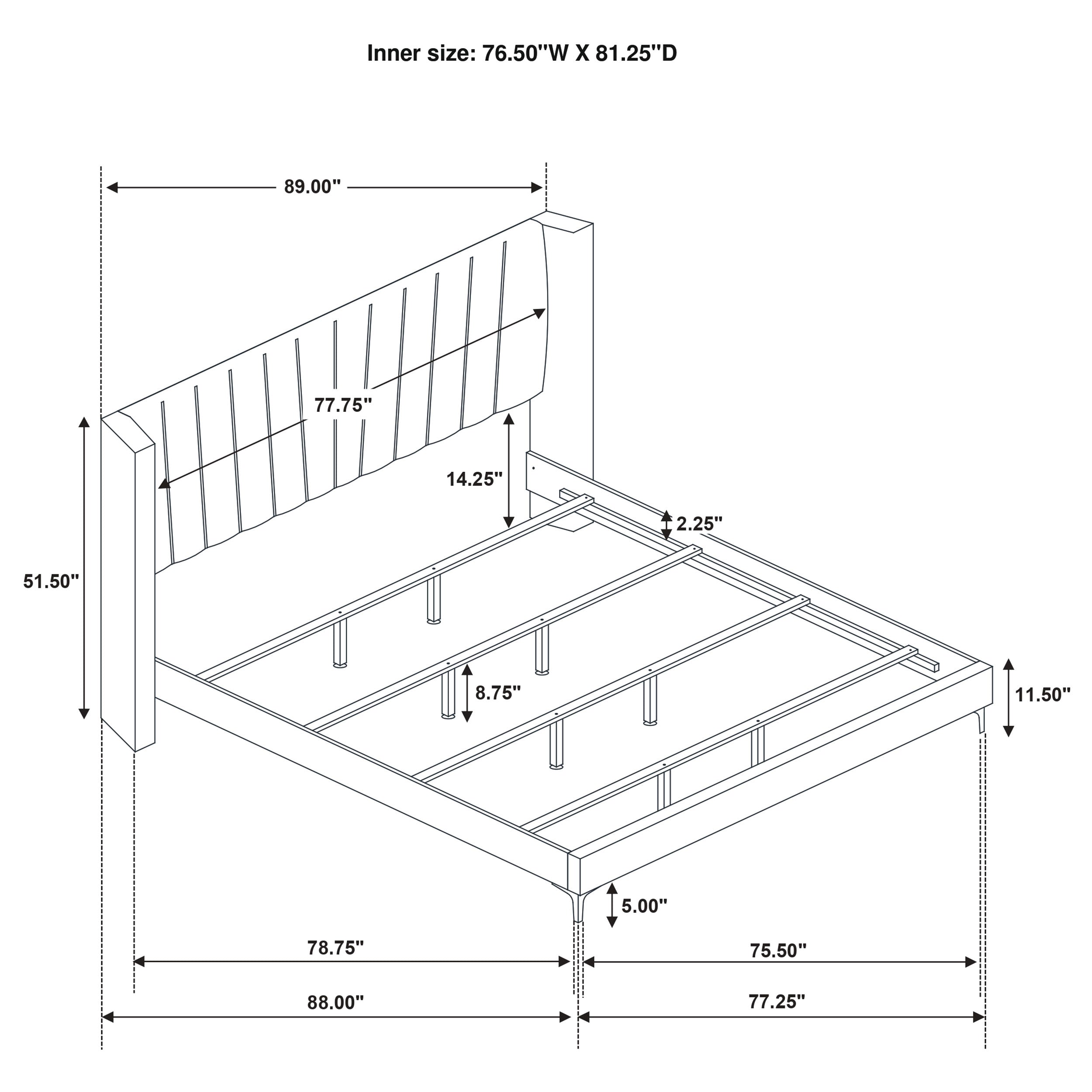 Kendall 4 Pc Bedroom Set