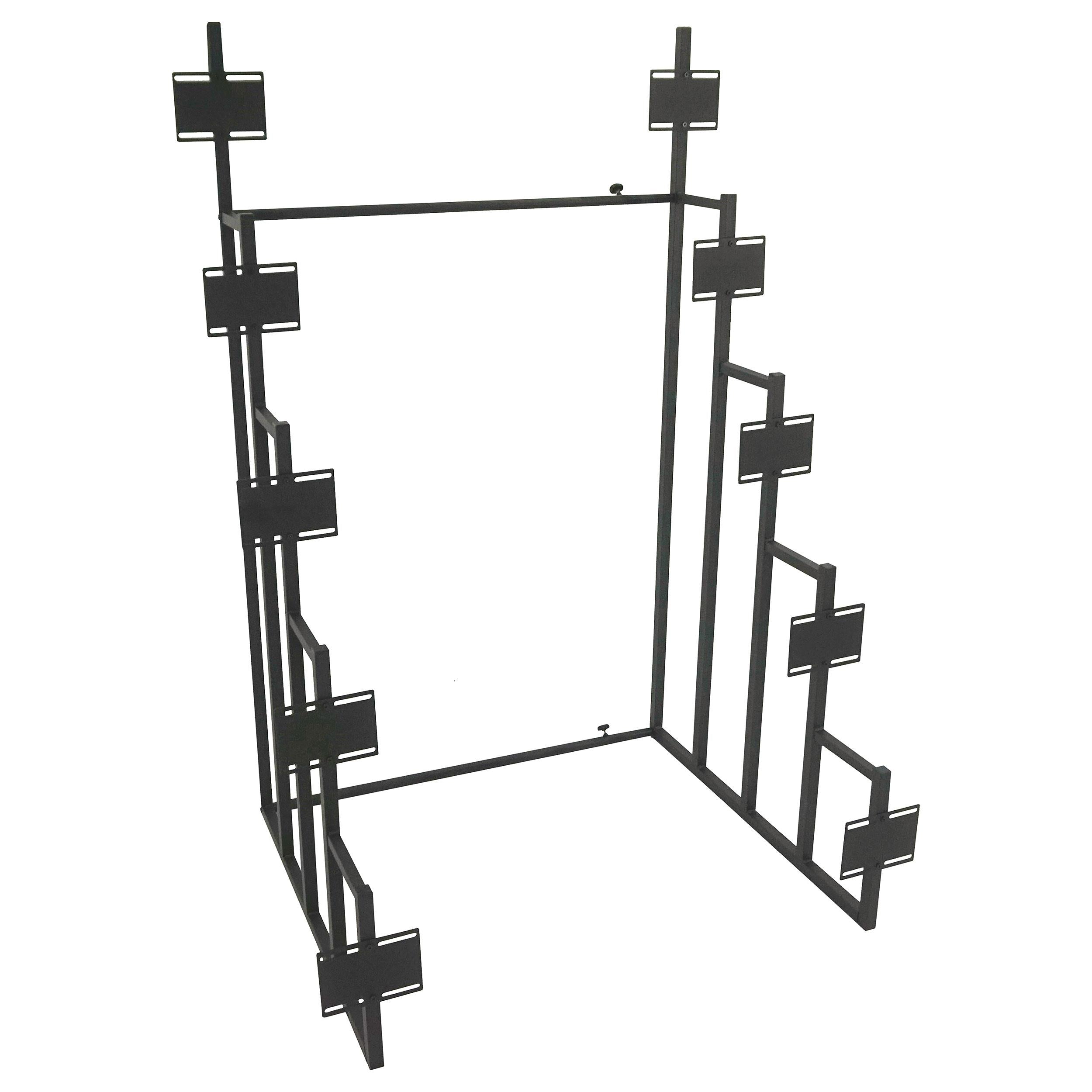 Duarto 5-tier Headboard Display Rack Black - Luxury Home Furniture (MI)