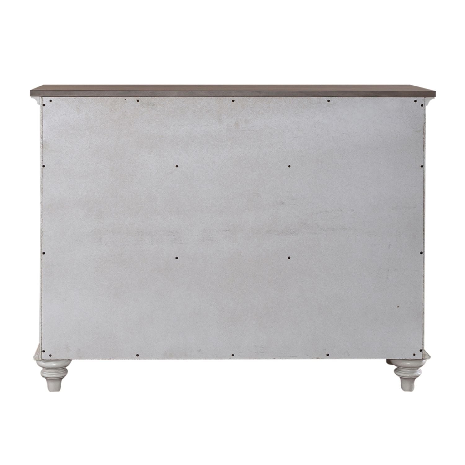 Ocean Isle Buffet in Antique White with Weathered Pine - Luxury Home Furniture (MI)