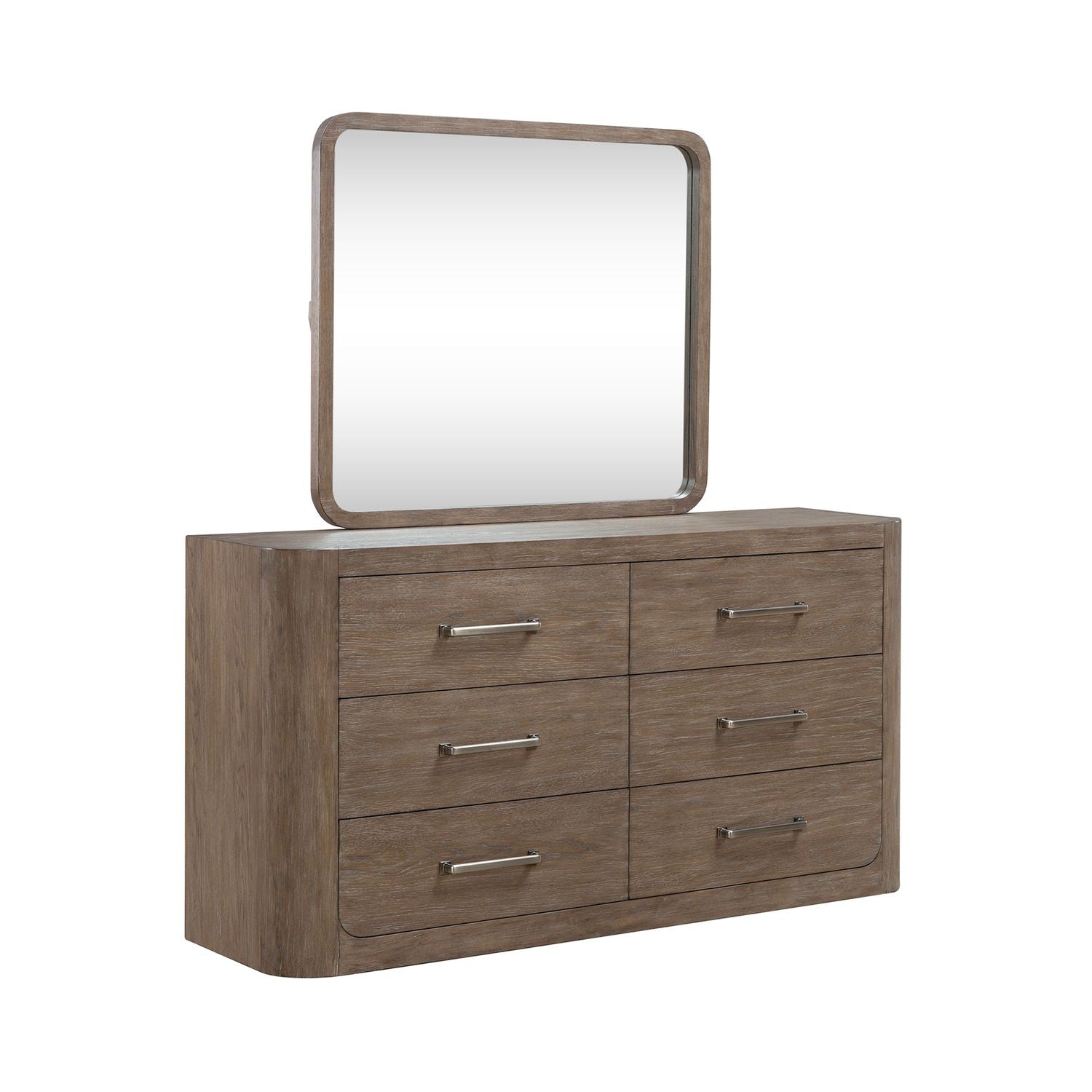 South Bend Dresser & Mirror - Luxury Home Furniture (MI)
