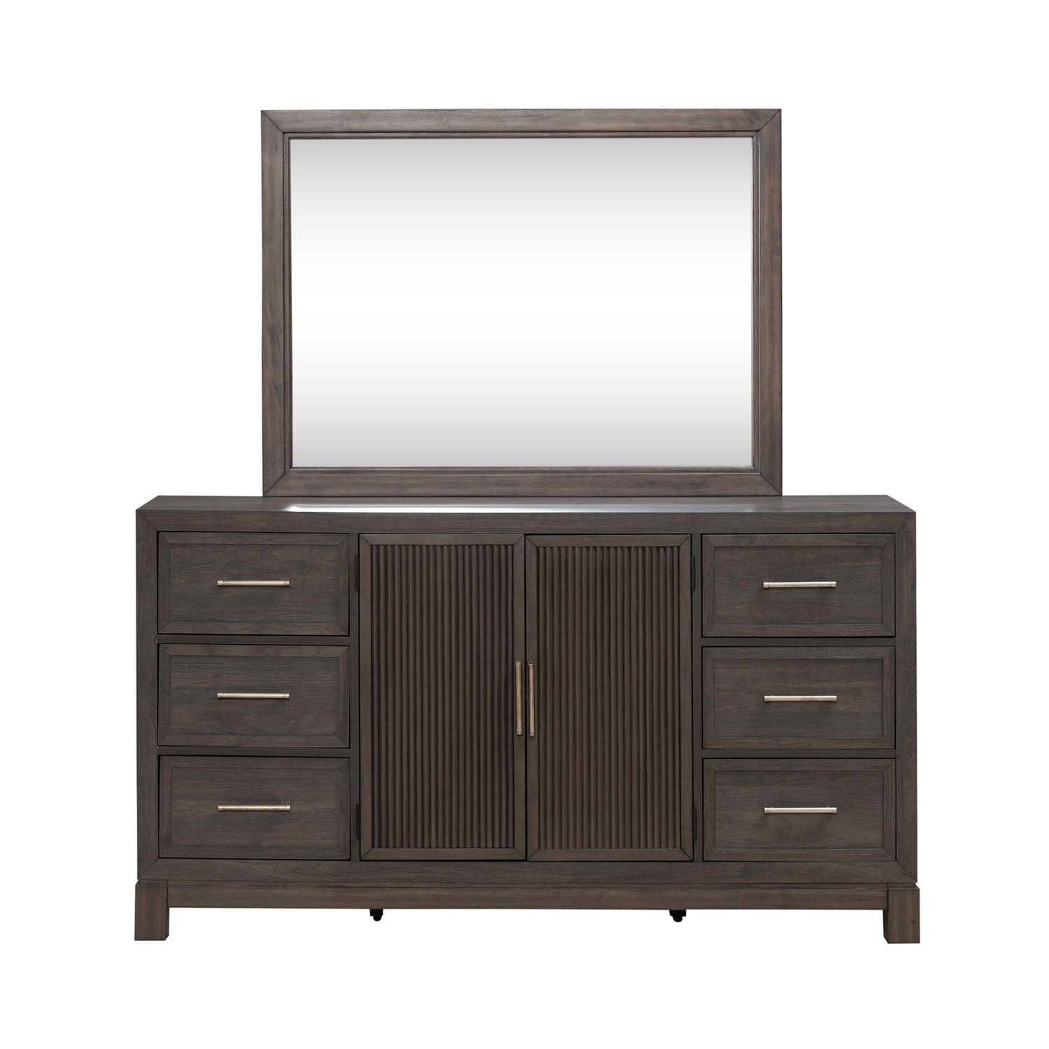 Modern Edge Dresser & Mirror