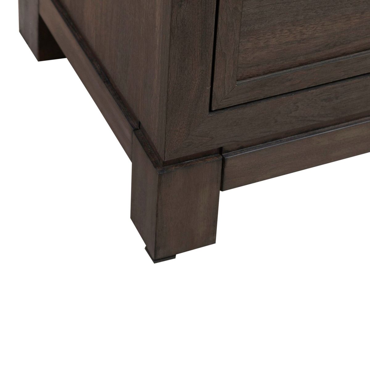 Liberty Furniture Modern Edge Nightstand w/ Charging Station in Caffe - Luxury Home Furniture (MI)