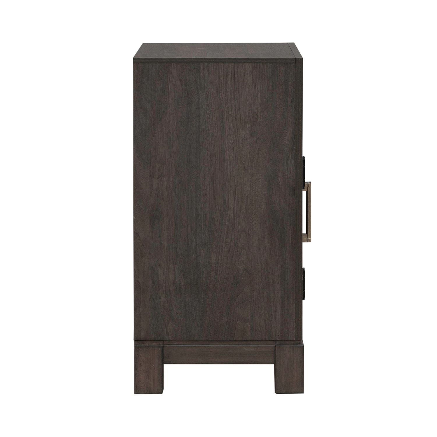 Modern Edge Bedside Chest w/ Charging Station