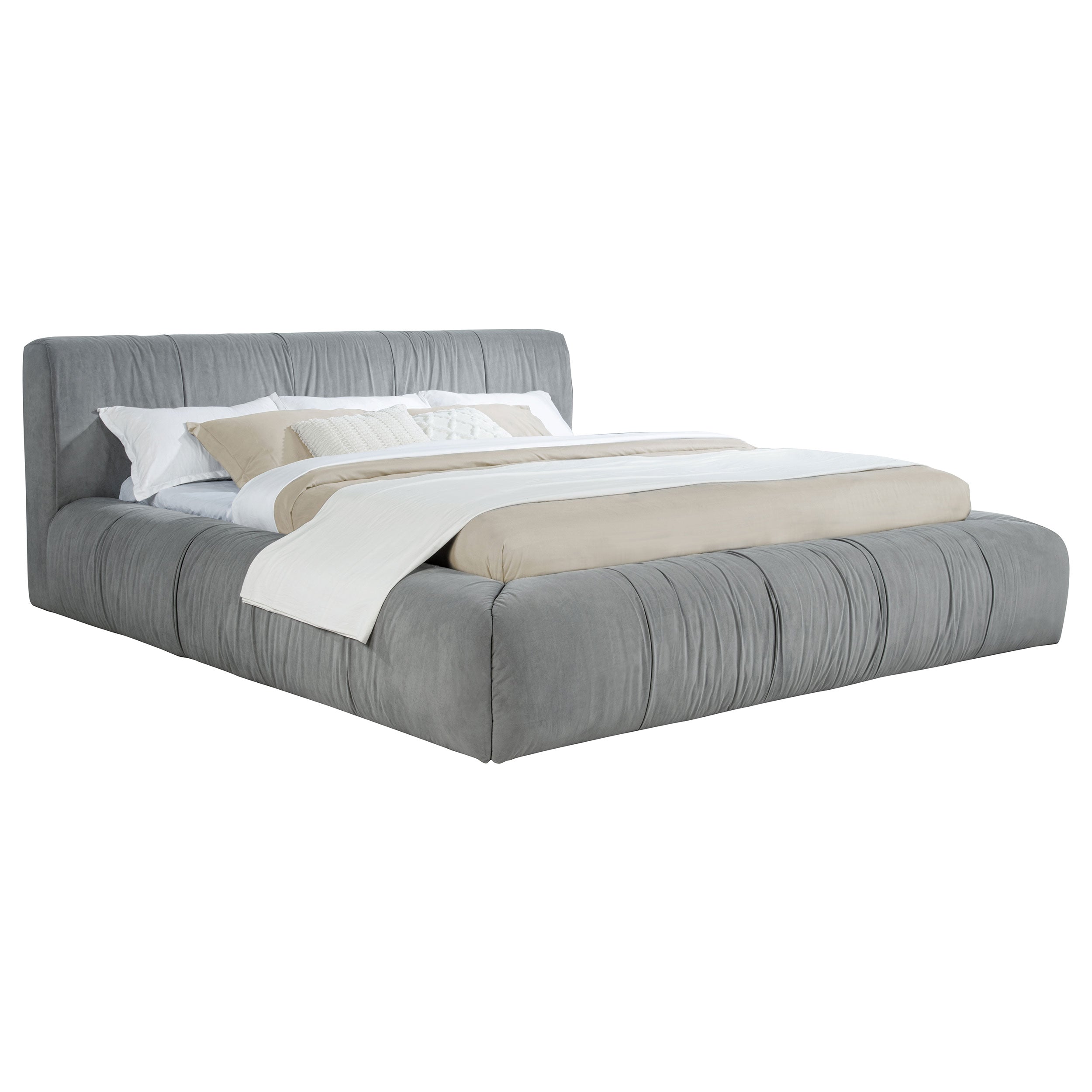 Wilshire California King, E.king, & Queen Bed - Luxury Home Furniture (MI)
