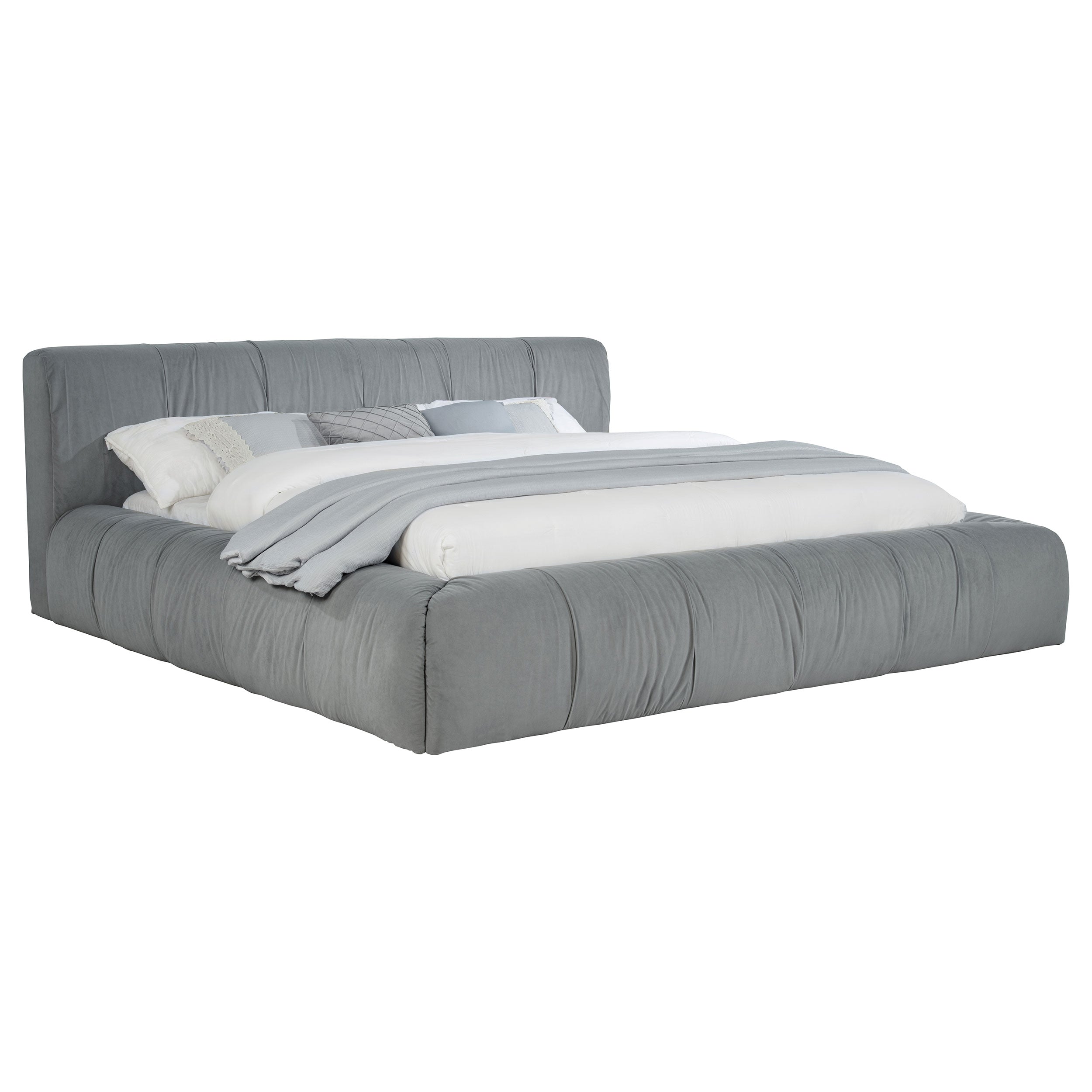 Wilshire California King, E.king, & Queen Bed - Luxury Home Furniture (MI)