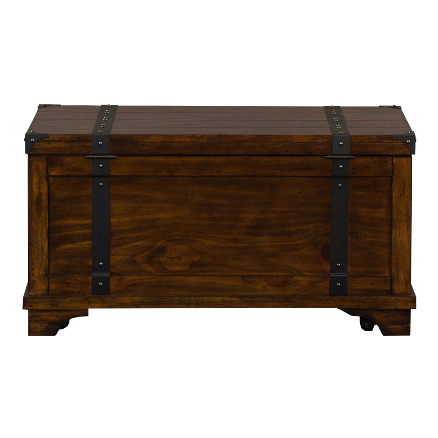 Aspen Skies Storage Trunk in Russet Brown - Luxury Home Furniture (MI)