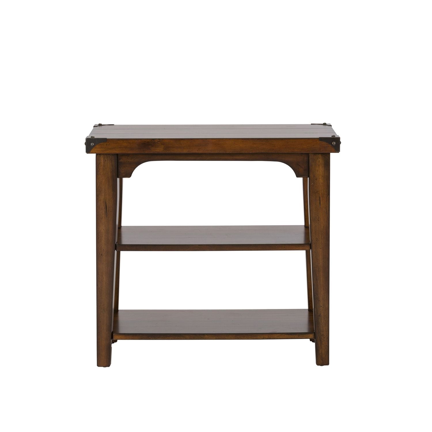 Aspen Skies Chair Side Table in Russet Brown - Luxury Home Furniture (MI)
