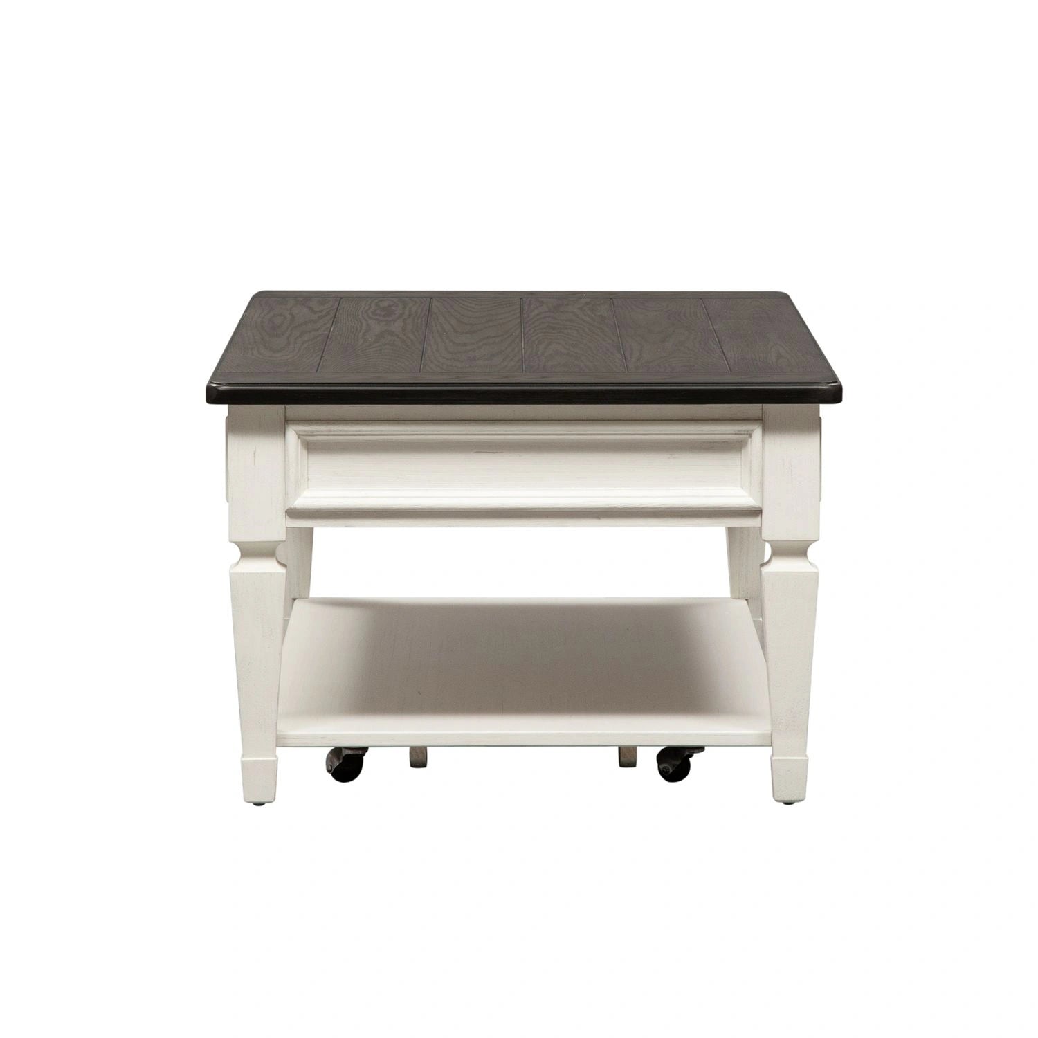 Allyson Park Rectangular Cocktail Table in Wirebrushed White image