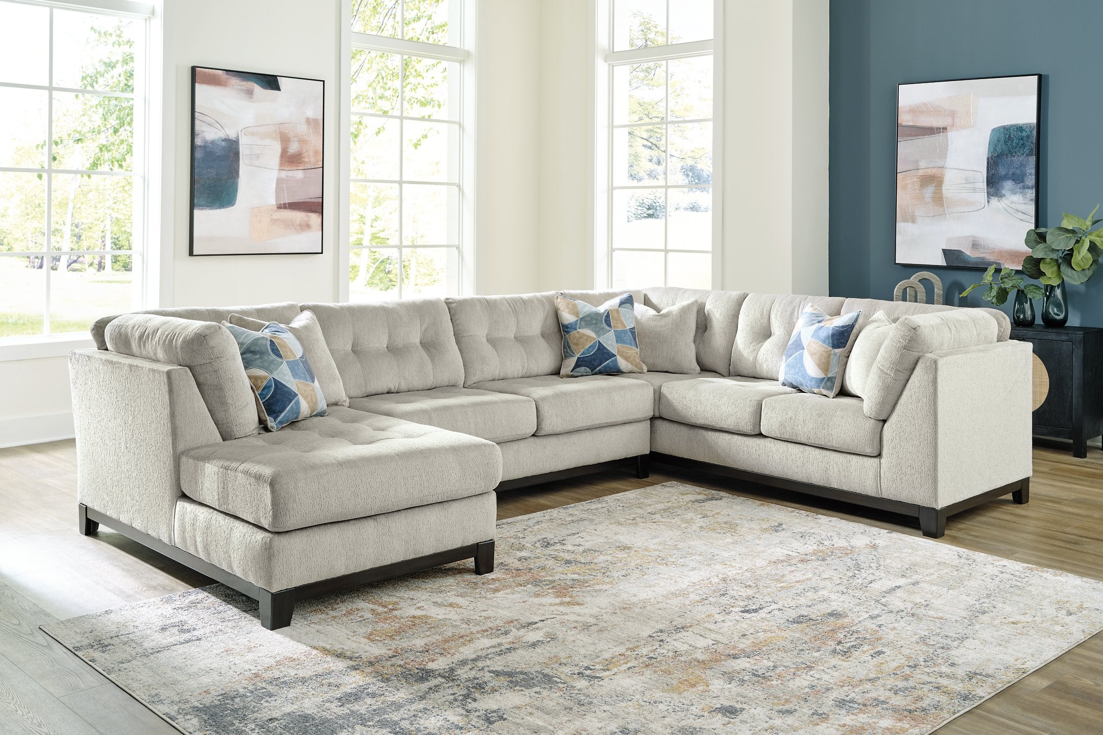Maxon Place Sectional with Chaise - Luxury Home Furniture (MI)