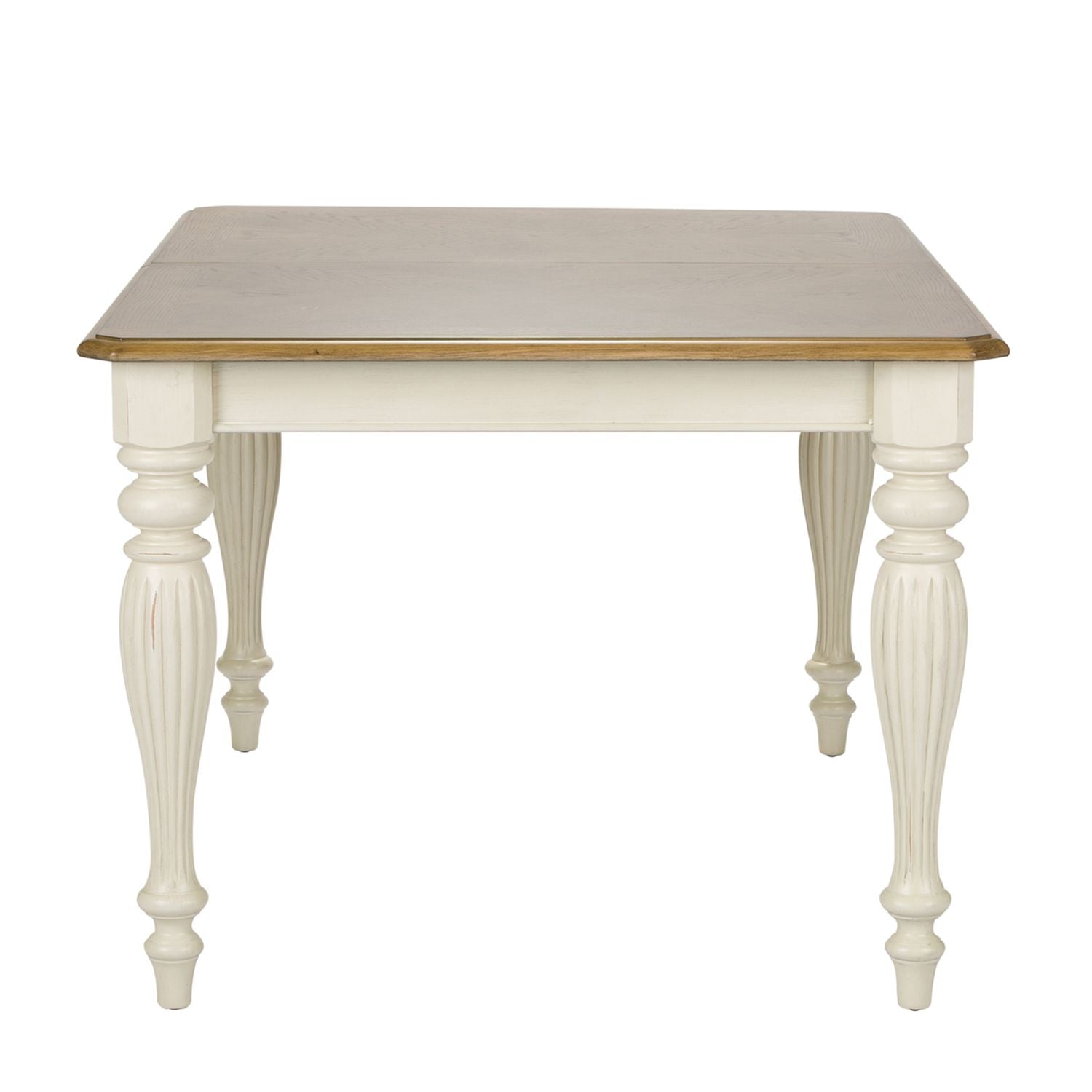 Cumberland Creek Rectangular Leg Table in Nutmeg/White - Luxury Home Furniture (MI)