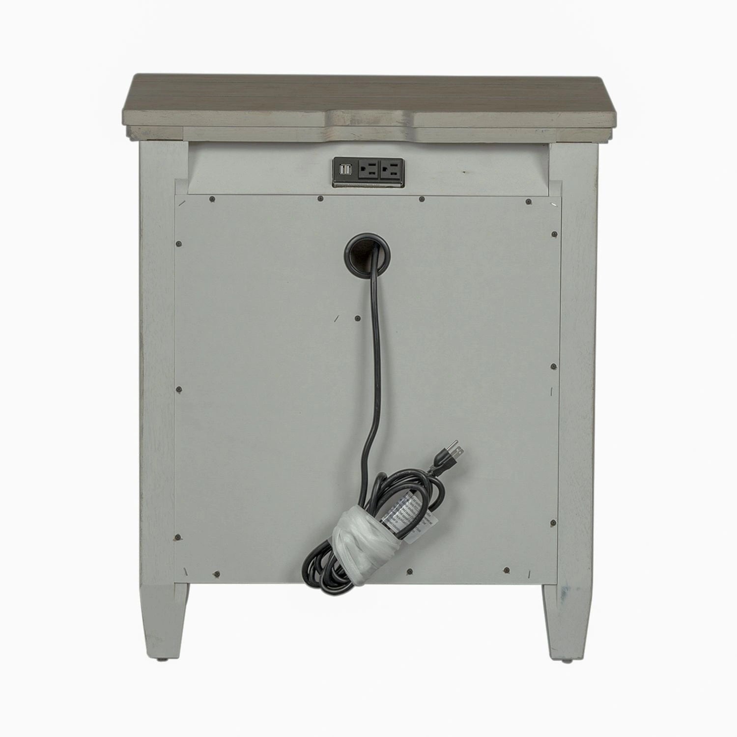 Heartland 2 Drawer Nightstand w/ Charging Station in Antique White image