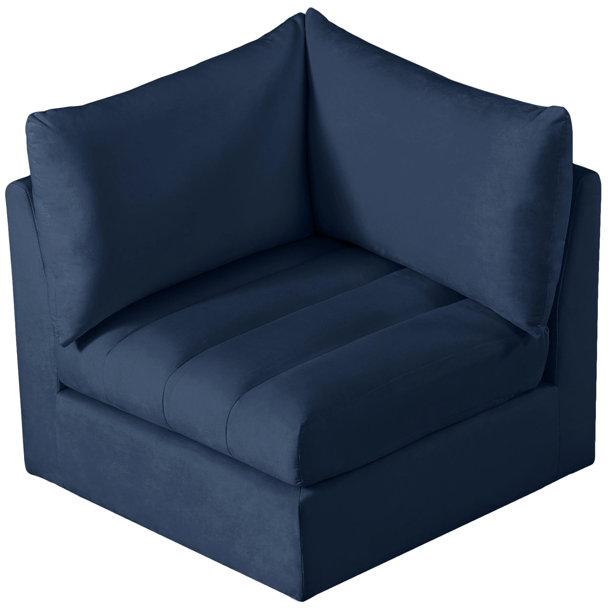 Jacob Navy Velvet Corner