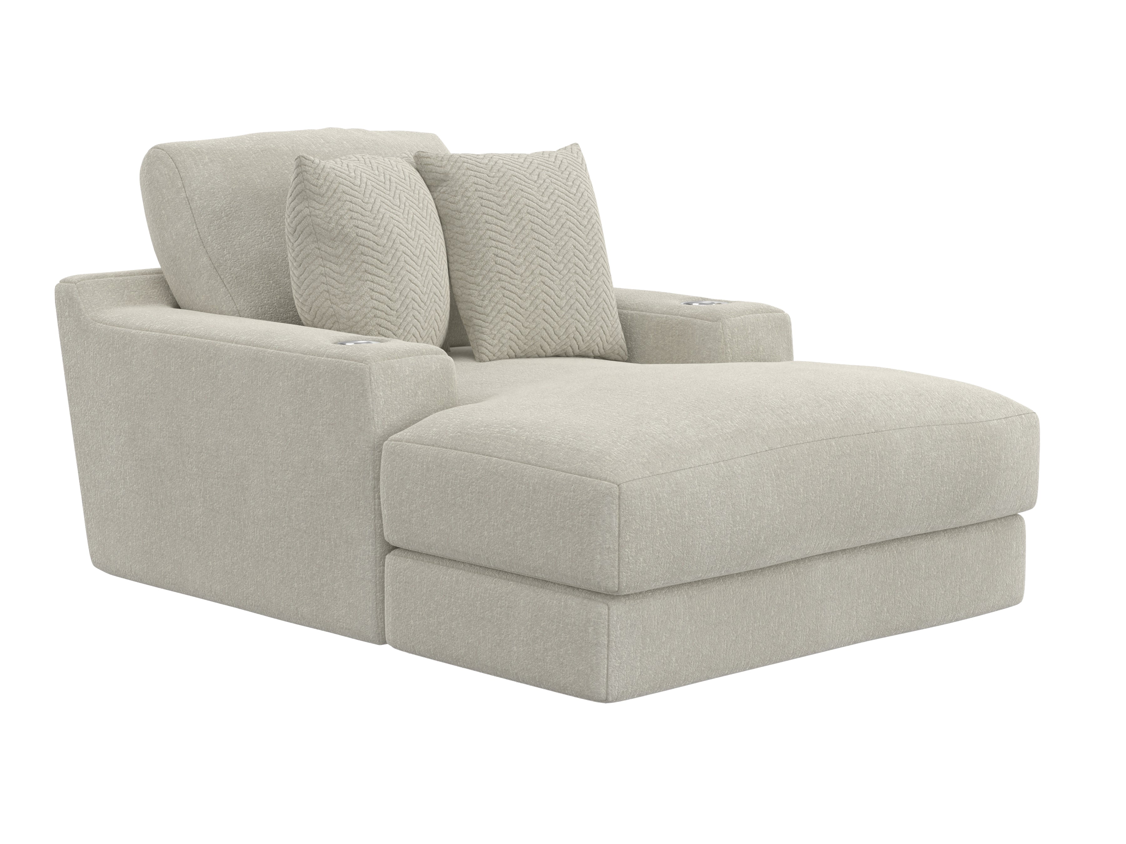 Cozy Chaise w/USB - Luxury Home Furniture (MI)