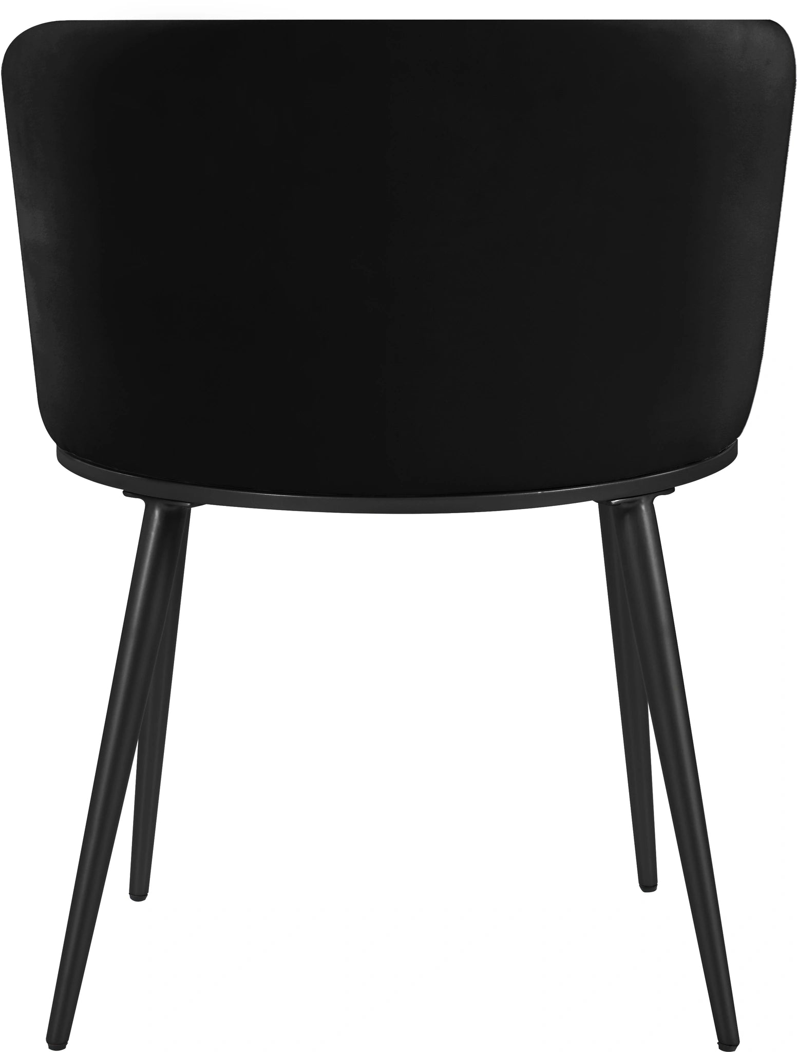 Skylar Black Velvet Dining Chair