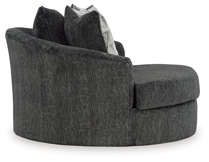 Biddeford Oversized Swivel Accent Chair - Luxury Home Furniture (MI)