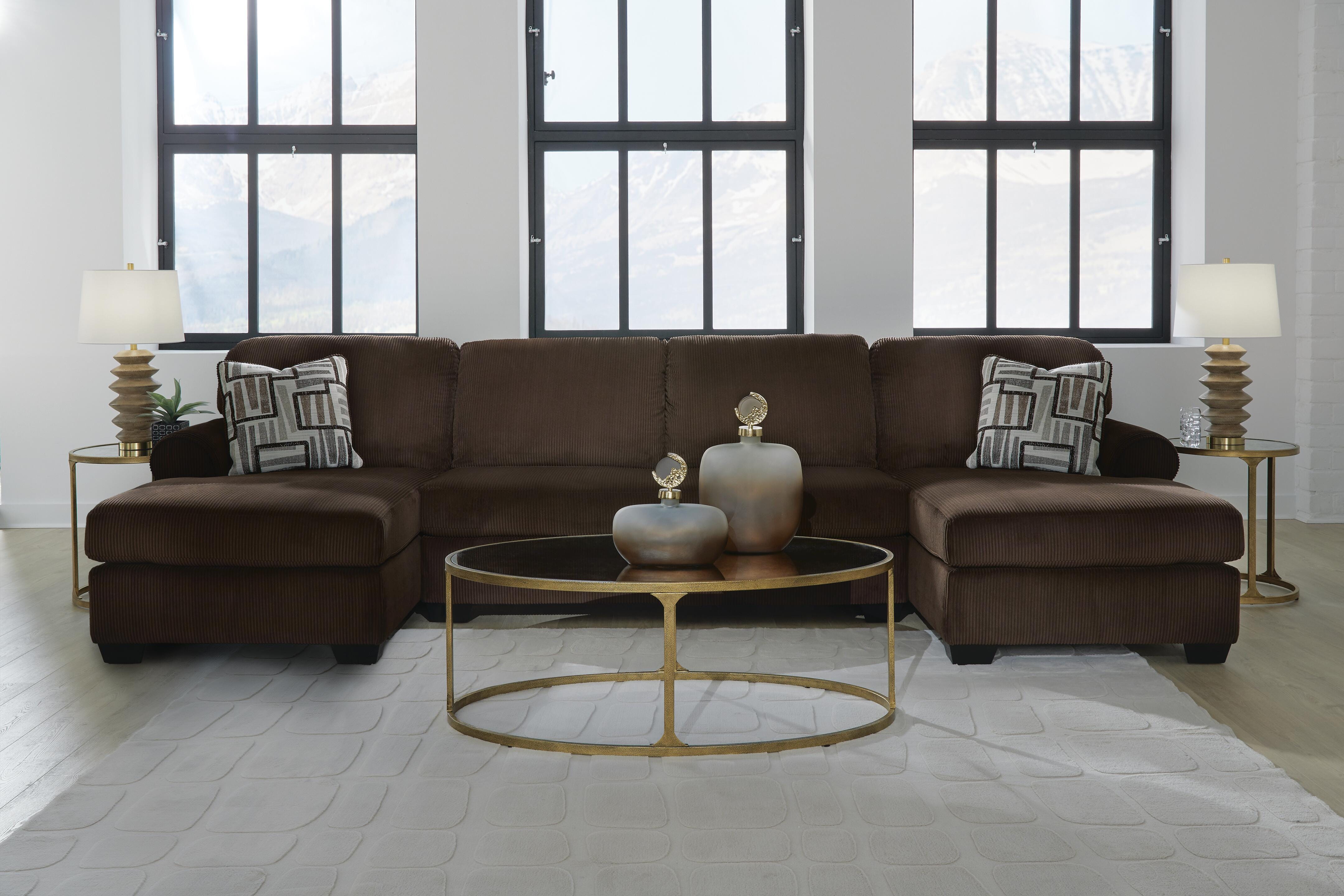 Kimlee Sectional with Double Chaise - Luxury Home Furniture (MI)