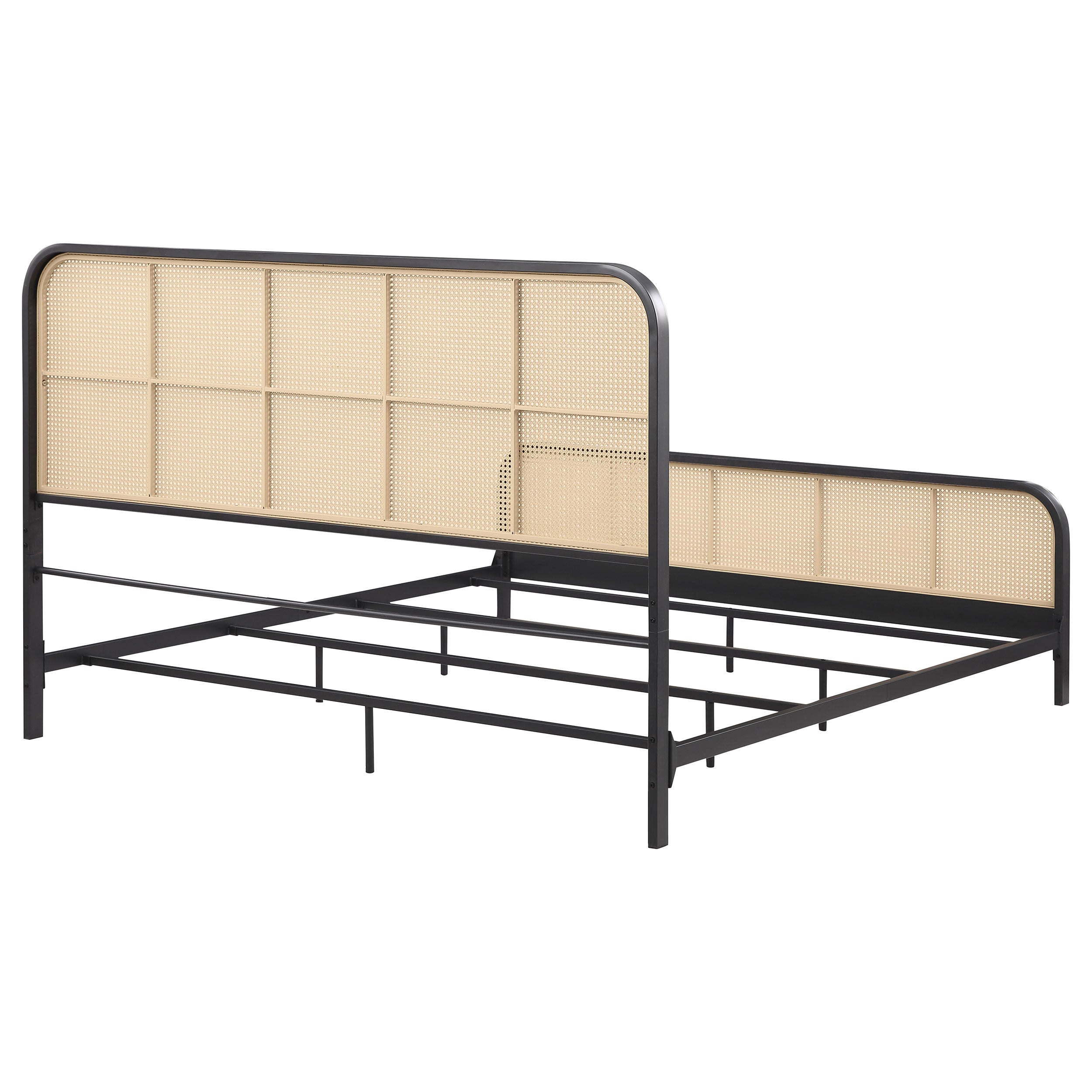 Lanewood Eastern King & Queen Bed Black & White - Luxury Home Furniture (MI)