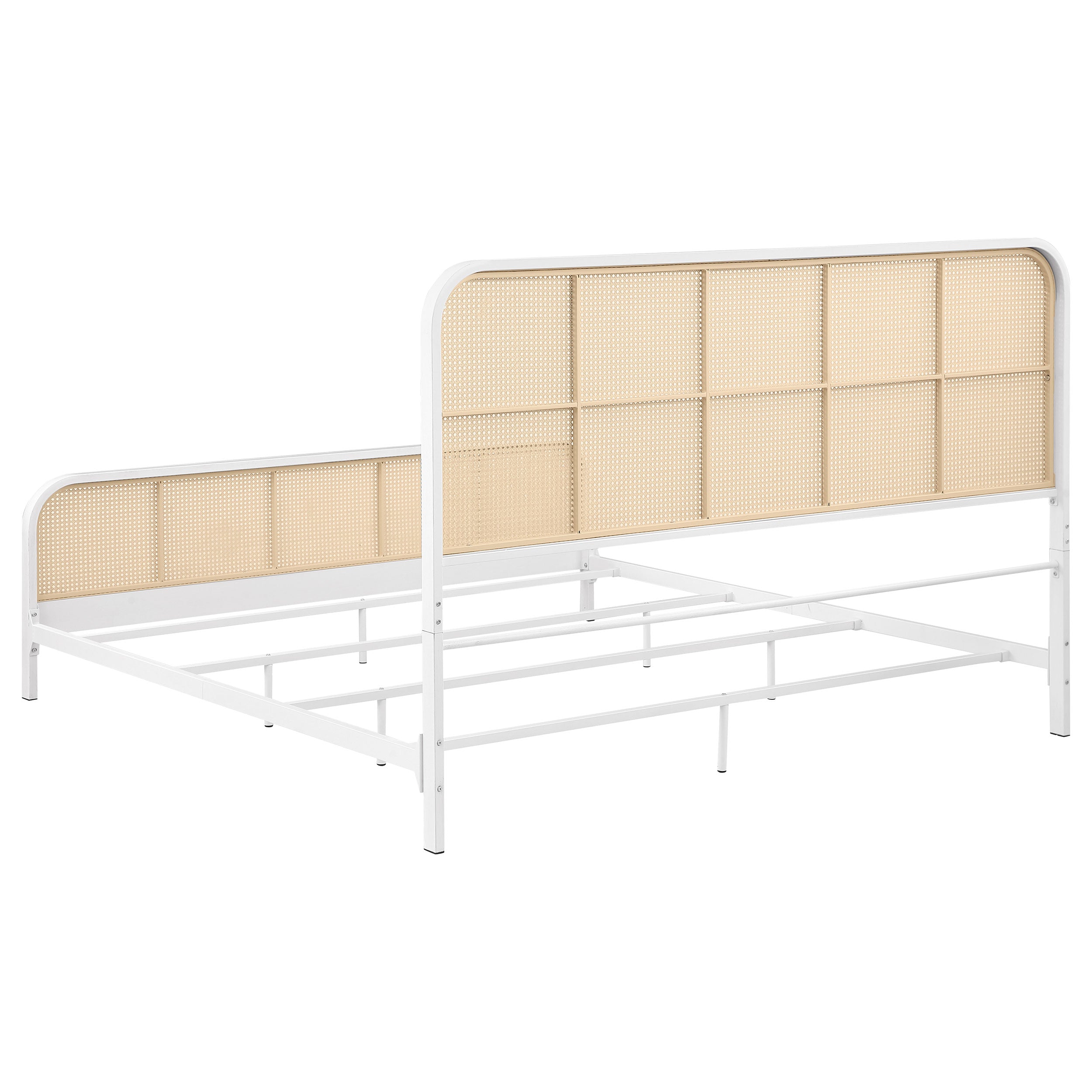 Lanewood Eastern King & Queen Bed Black & White - Luxury Home Furniture (MI)
