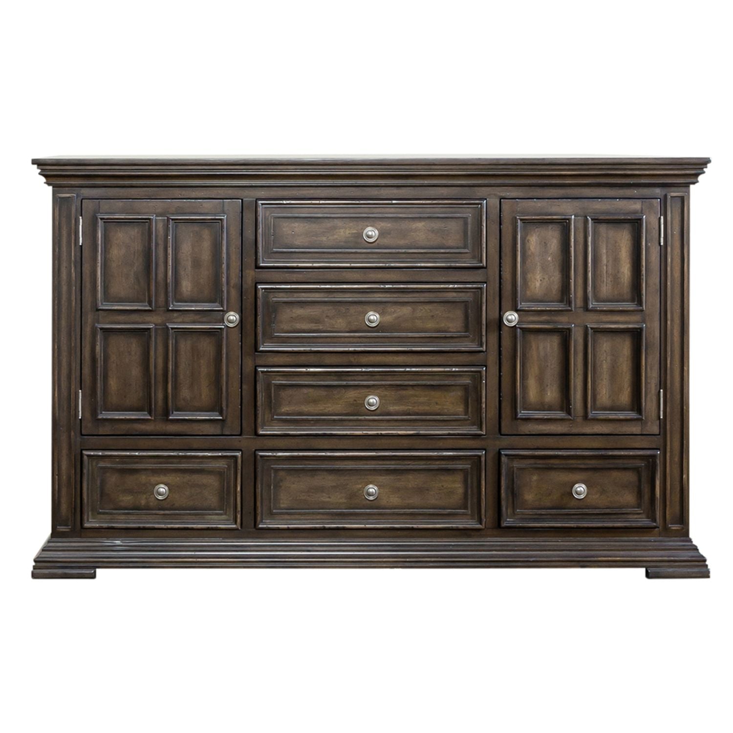 Big Valley 2 Door 6 Drawer Dresser image